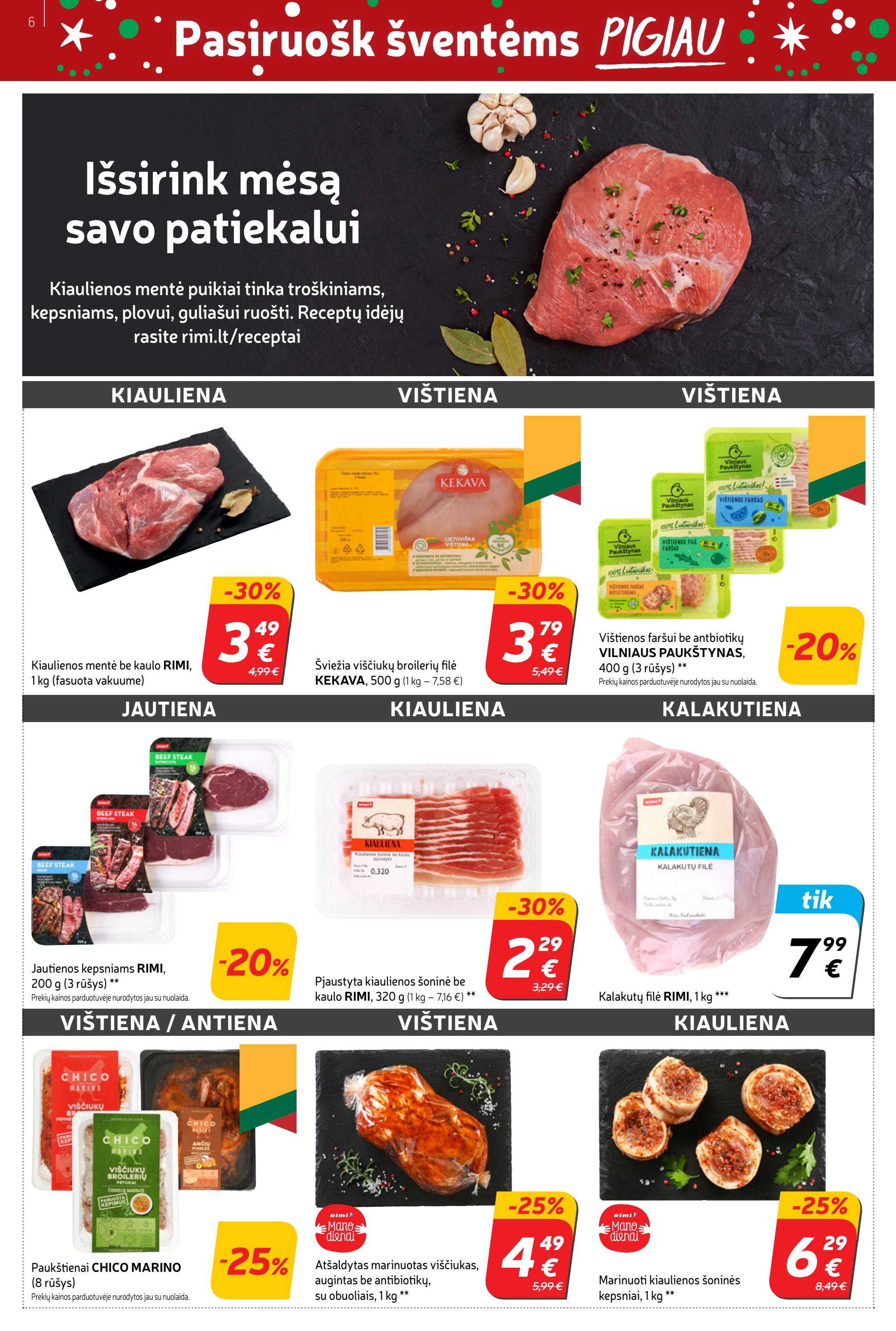 Rimi savaitinis leidinys akcijos nuo 
  2022-12-13 iki 
  2022-12-19 | Leidinukas.lt puslapis 6