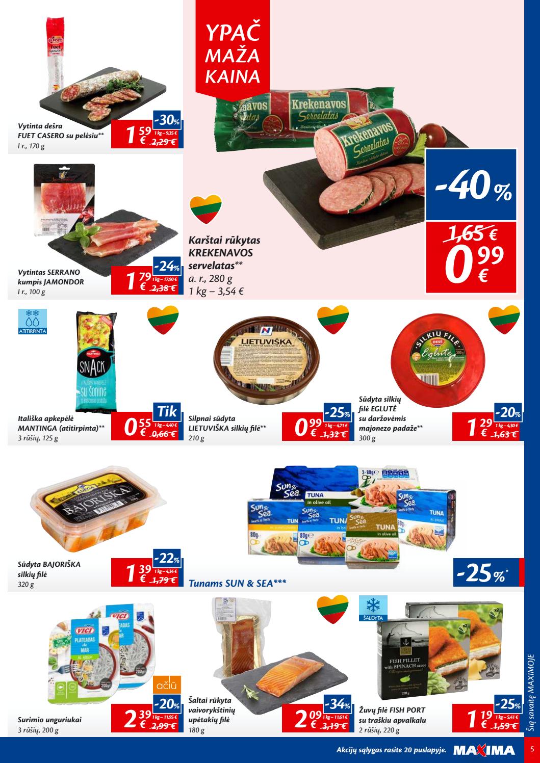 Maxima kaininis leidinys akcijos nuo 
  2019-09-17 iki 
  2019-09-23 | Leidinukas.lt puslapis 5