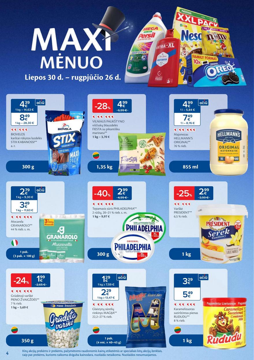 Maxima leidinys akcijos nuo 
  2024-08-06 iki 
  2024-08-12 | Leidinukas.lt puslapis 4