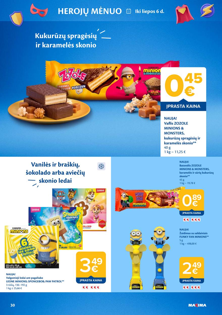 Maxima leidinys akcijos nuo 
  2026-06-30 iki 
  2026-07-06 | Leidinukas.lt puslapis 30