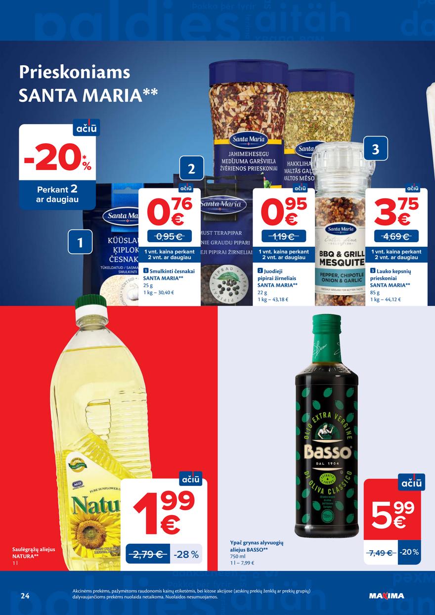 Maxima leidinys akcijos nuo 
  2026-05-19 iki 
  2026-05-25 | Leidinukas.lt puslapis 24