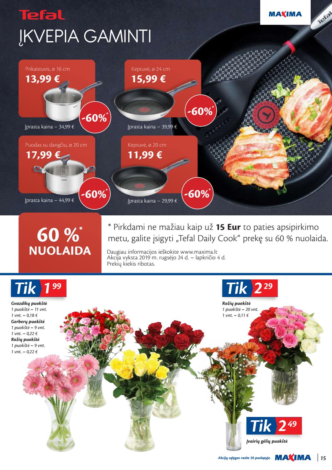 Maxima kaininis leidinys akcijos nuo 
  2019-10-01 iki 
  2019-10-07 | Leidinukas.lt puslapis 15