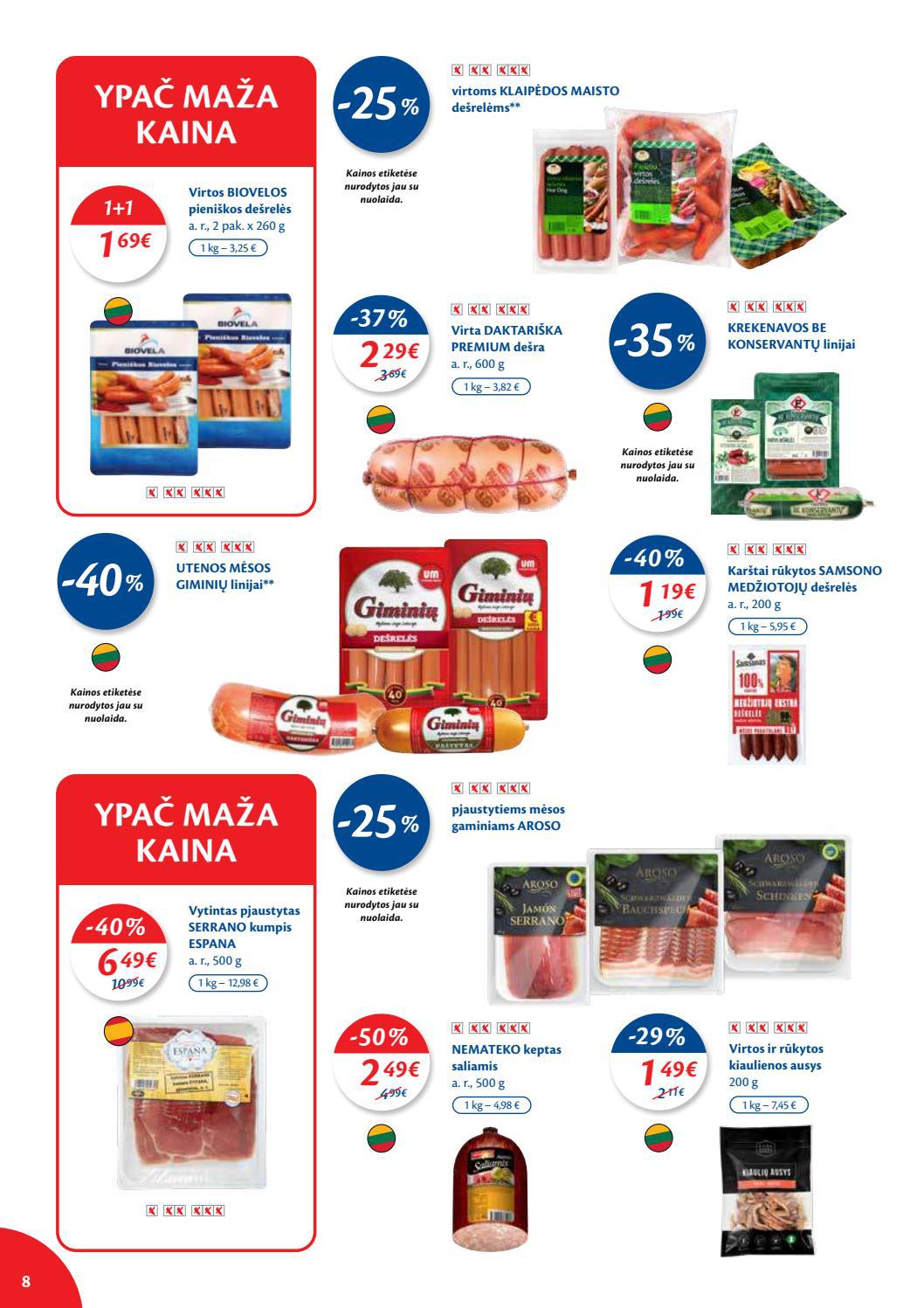 Maxima kaininis leidinys akcijos nuo 
  2021-08-17 iki 
  2021-08-23 | Leidinukas.lt puslapis 8