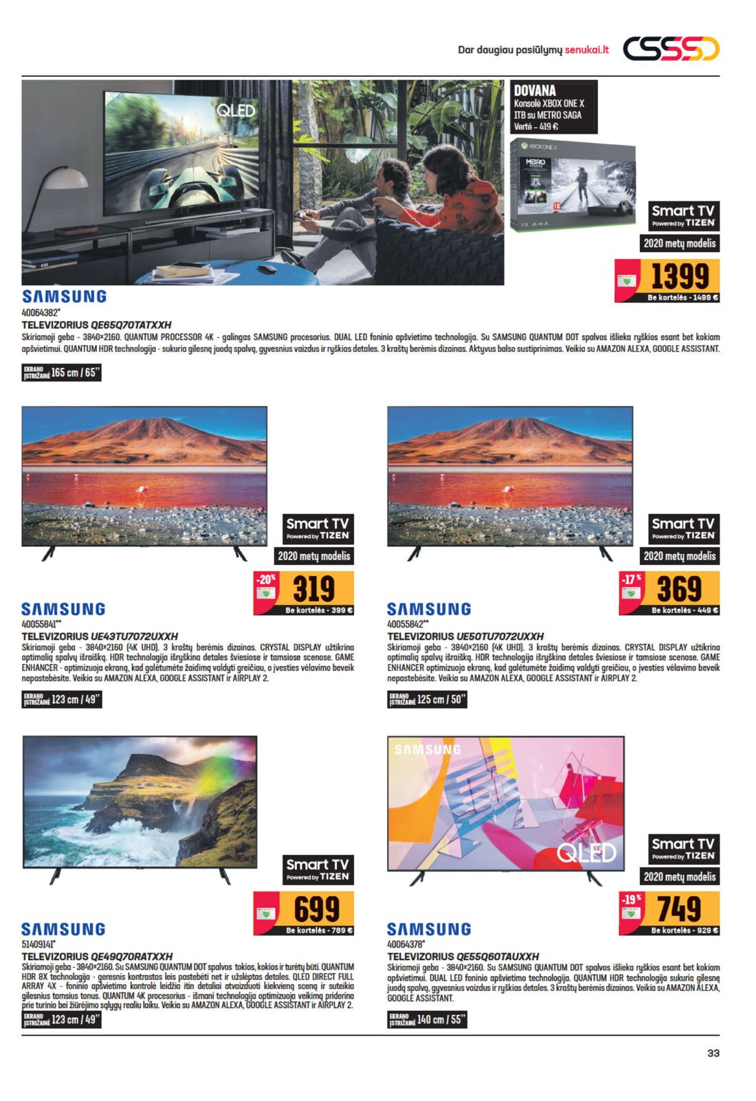 Senukai reklaminis leidinys akcijos nuo 
  2020-06-10 iki 
  2020-06-29 | Leidinukas.lt puslapis 33
