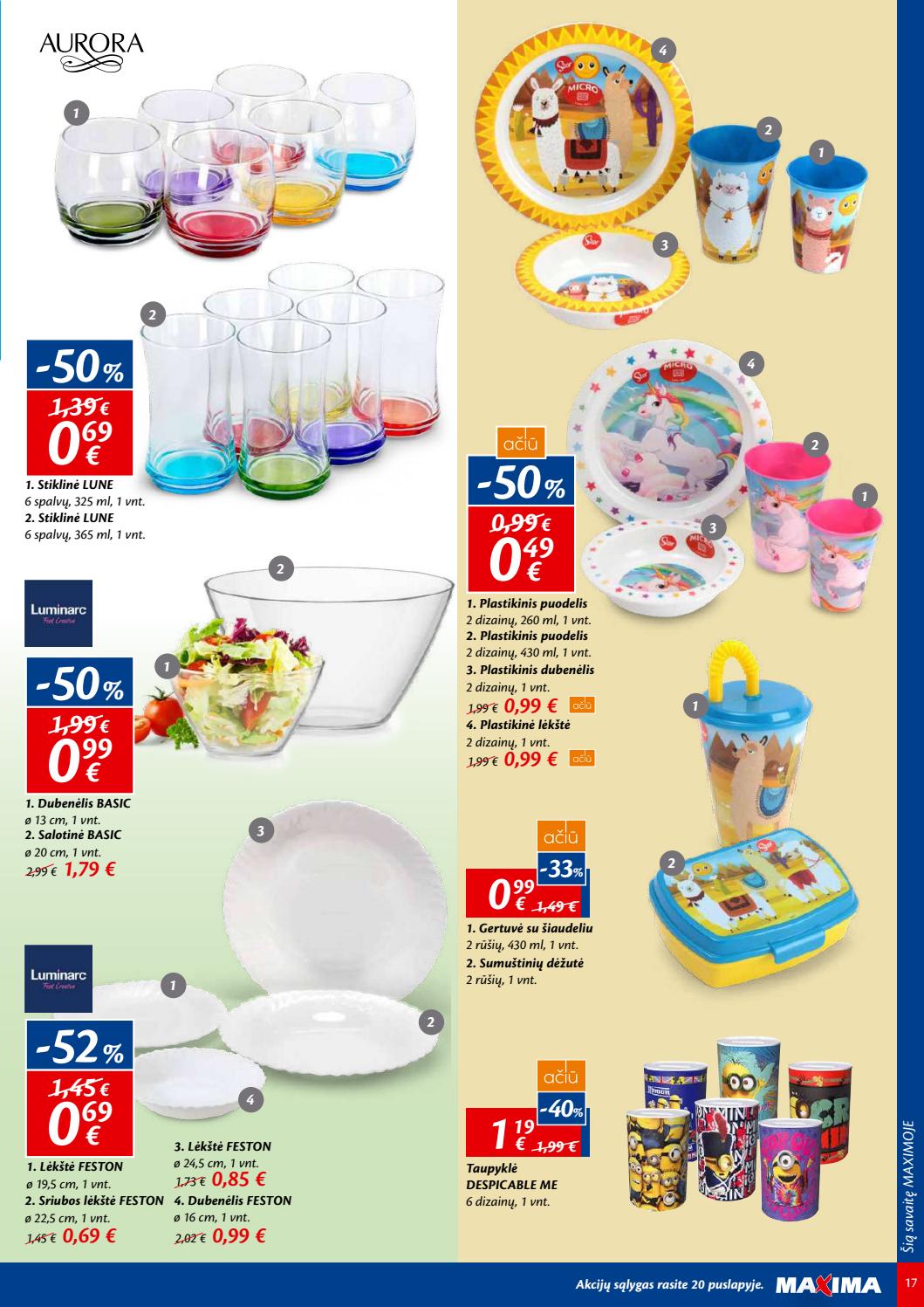 Maxima kaininis leidinys akcijos nuo 
  2019-06-11 iki 
  2019-06-17 | Leidinukas.lt puslapis 17