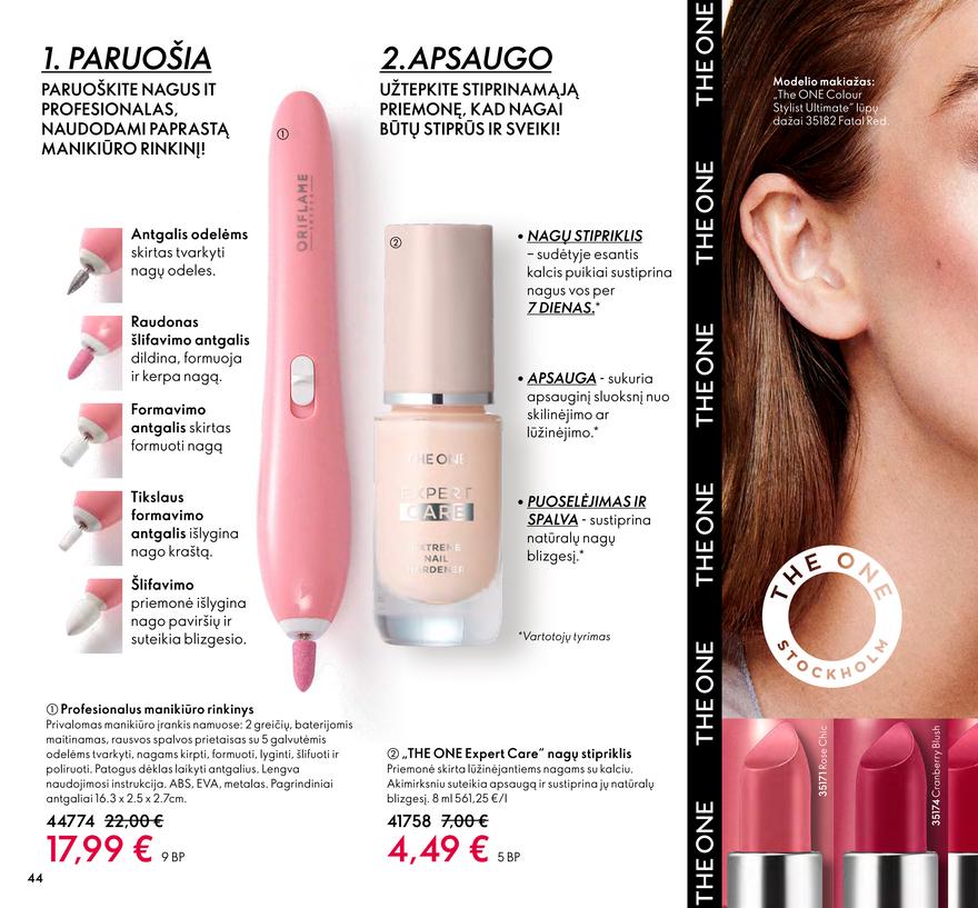 Oriflame katalogas akcijos nuo 
  2022-03-01 iki 
  2022-03-31 | Leidinukas.lt puslapis 44