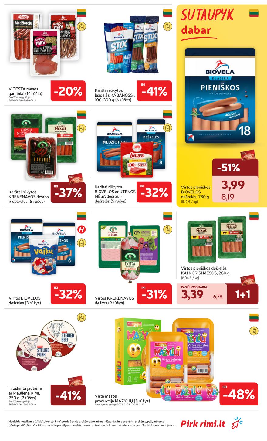 Rimi leidinys akcijos nuo 
  2026-01-13 iki 
  2026-01-19 | Leidinukas.lt puslapis 17