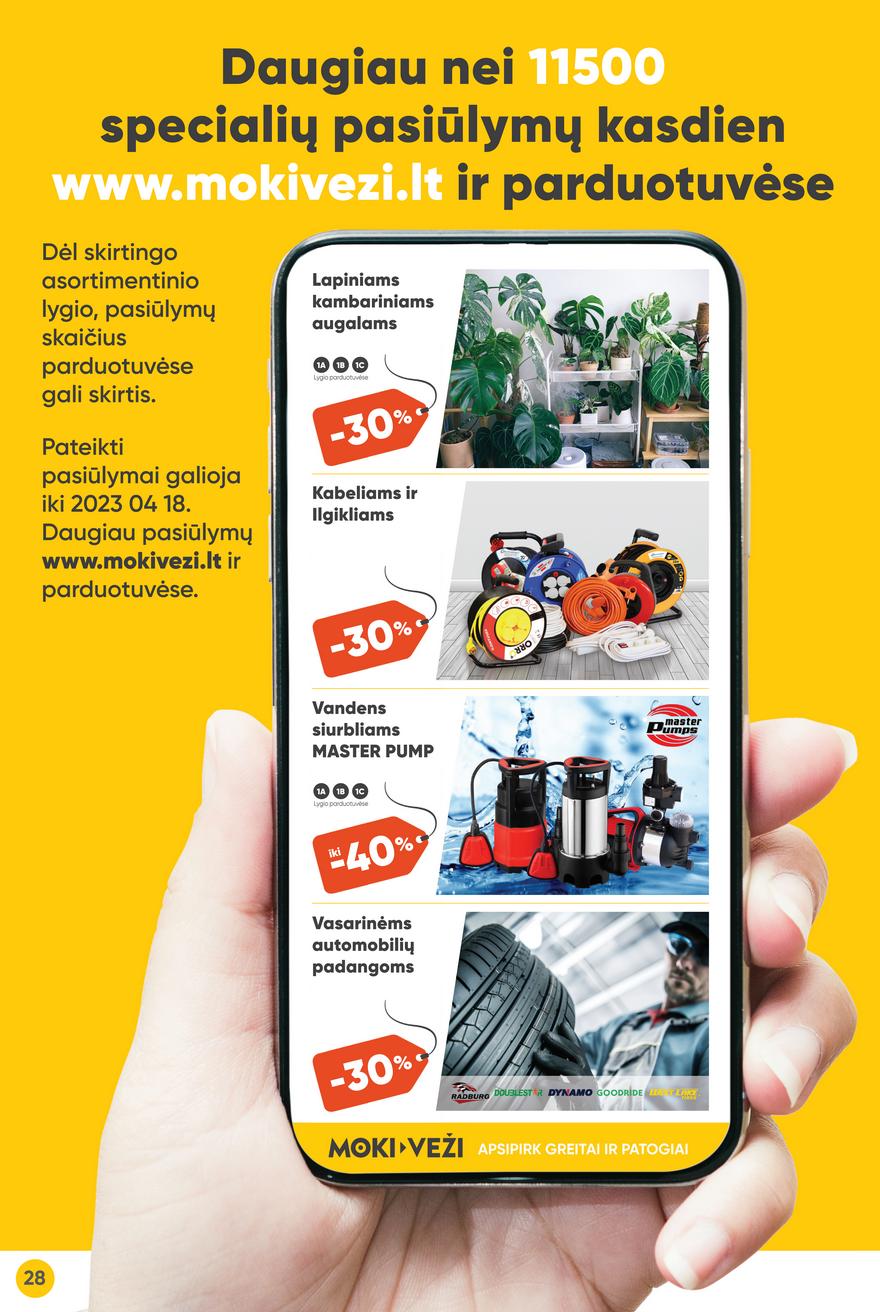 Moki veži leidinys akcijos nuo 
  2023-03-30 iki 
  2023-04-18 | Leidinukas.lt puslapis 28