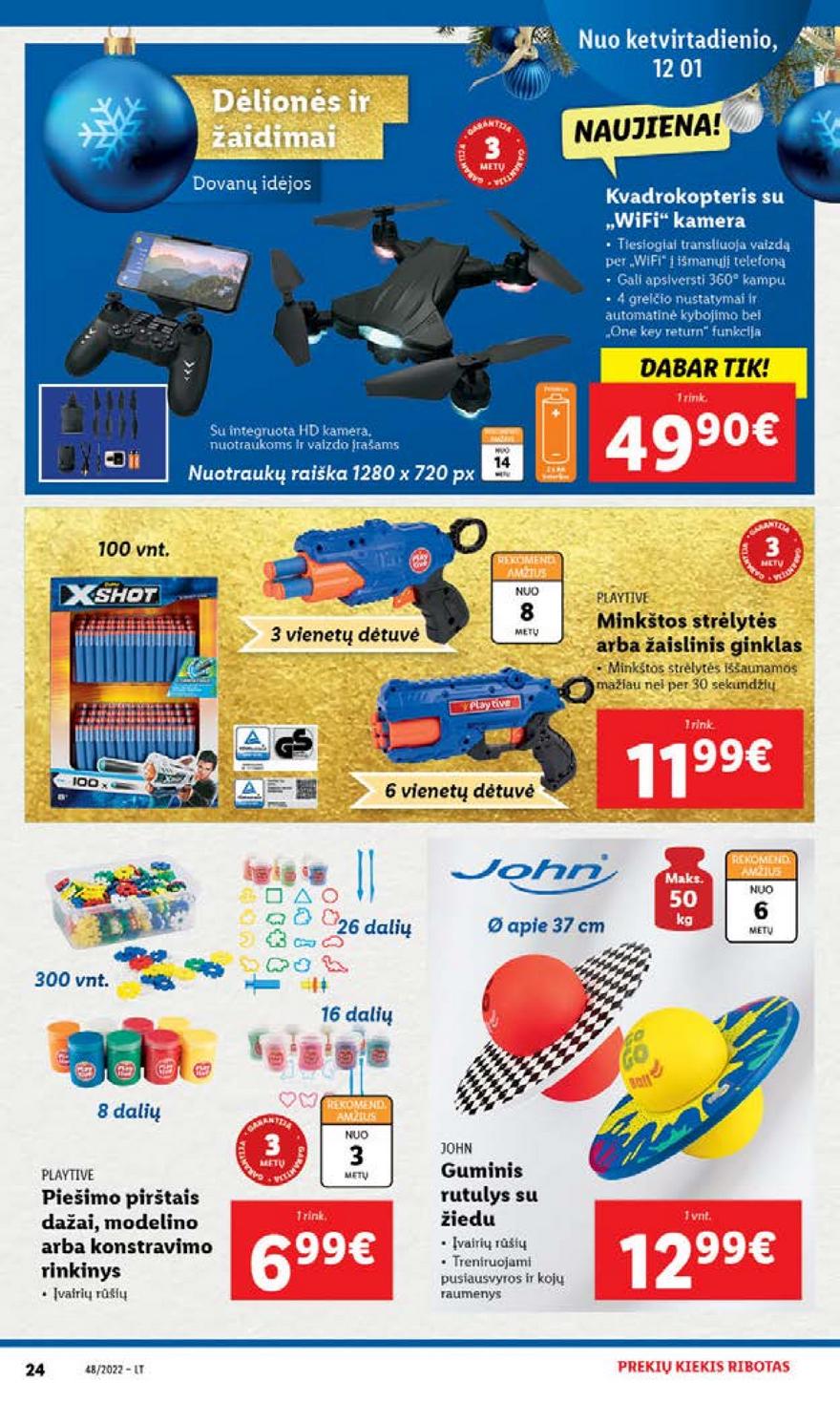 Lidl pasiūlymai akcijos nuo 
  2022-11-28 iki 
  2022-12-04 | Leidinukas.lt puslapis 28