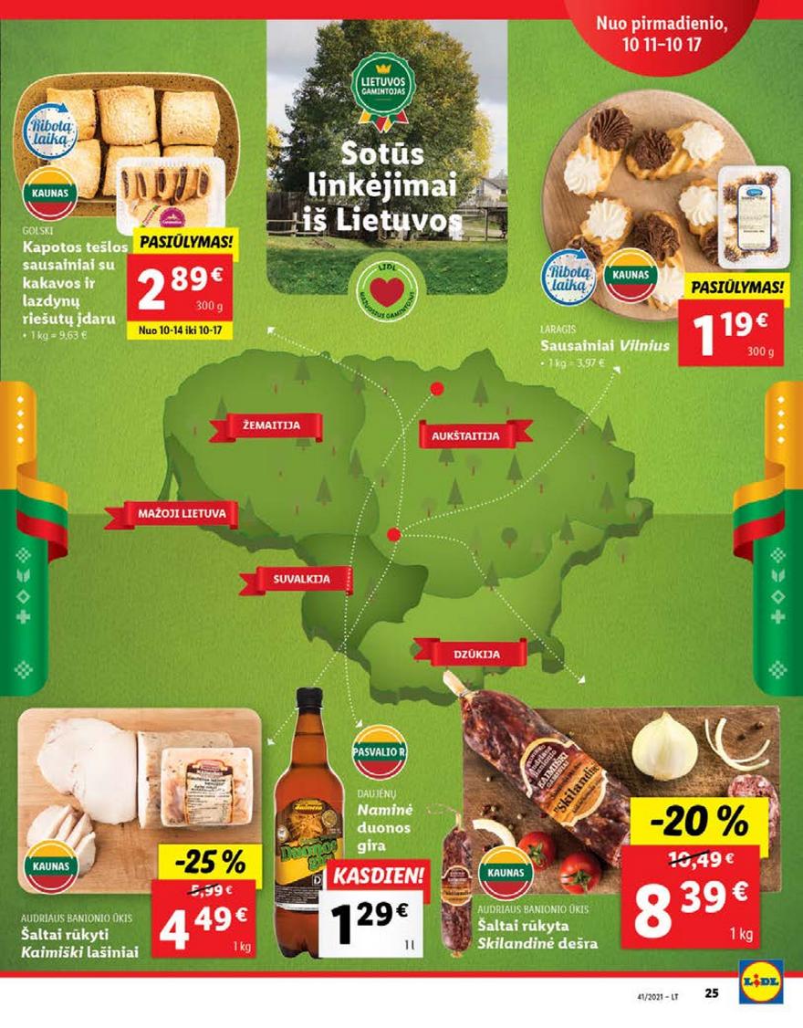 Lidl maisto prekių pasiūlymai akcijos nuo 
  2021-10-11 iki 
  2021-10-17 | Leidinukas.lt puslapis 25