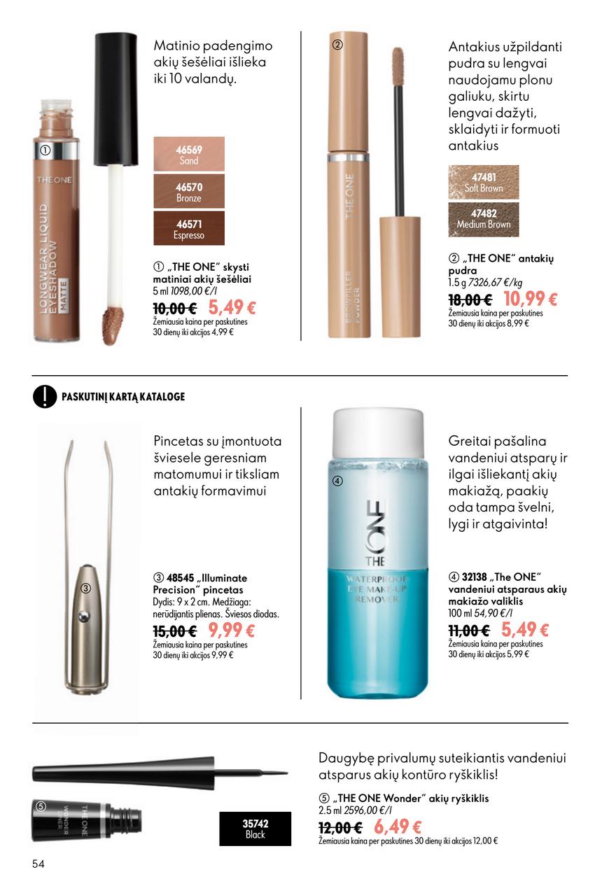 Oriflame katalogas akcijos nuo 
  2026-06-24 iki 
  2026-07-14 | Leidinukas.lt puslapis 54