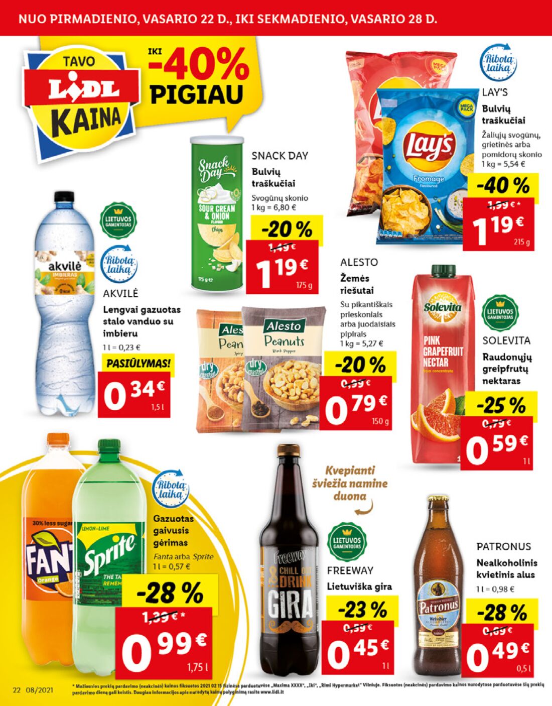 Lidl savaitinis leidinys akcijos nuo 
  2021-02-22 iki 
  2021-02-28 | Leidinukas.lt puslapis 22