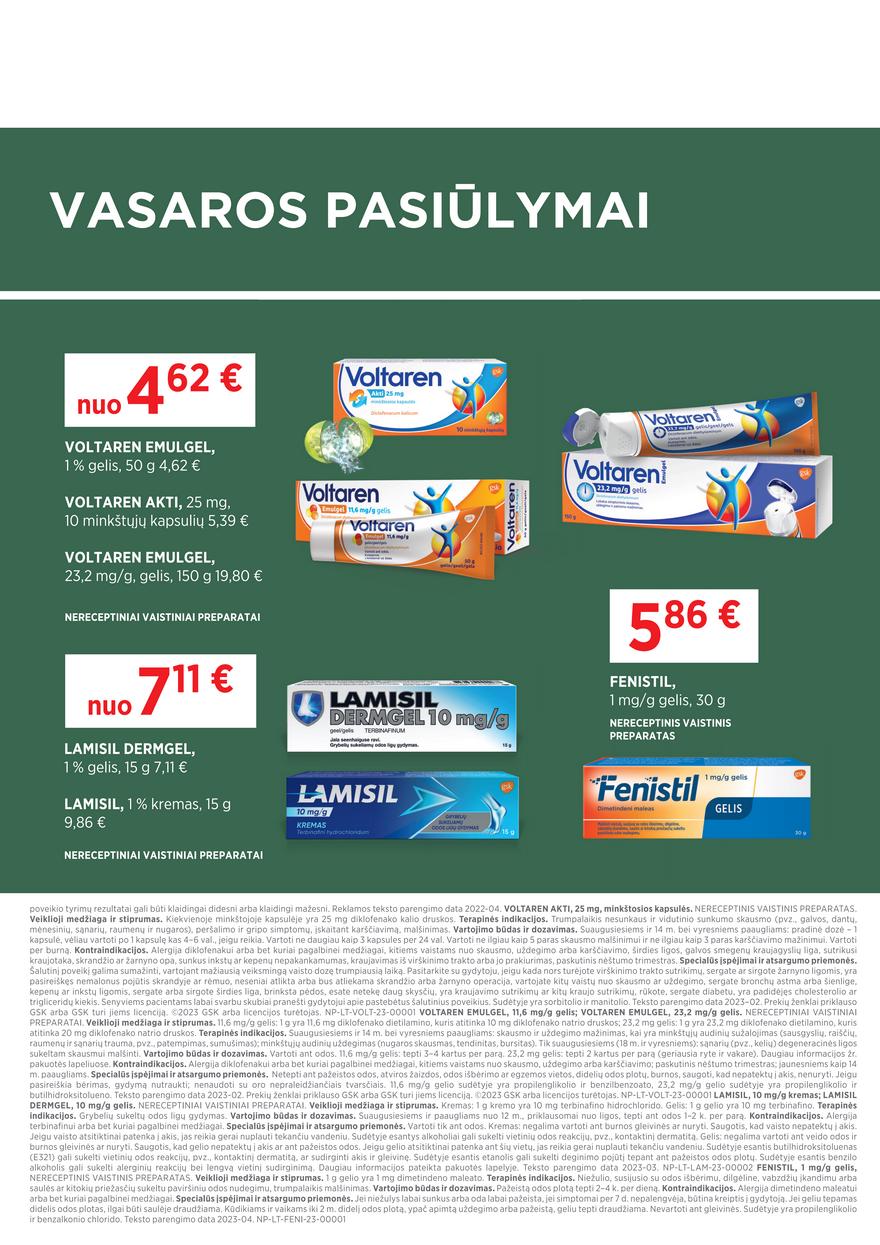 Euro vaistinė leidinys akcijos nuo 
  2023-06-01 iki 
  2023-06-30 | Leidinukas.lt puslapis 7