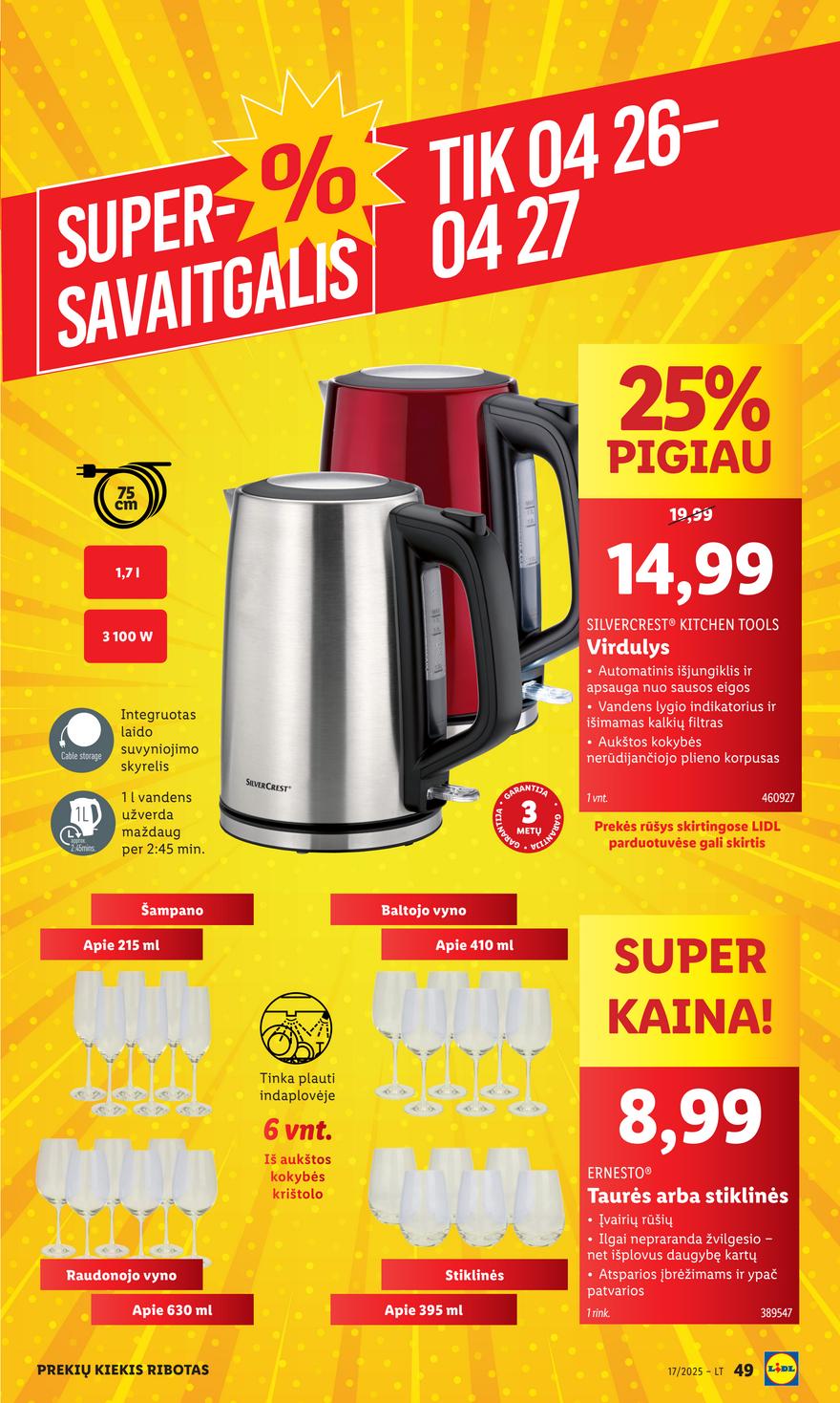 Lidl ne maisto leidinys akcijos nuo 
  2025-04-21 iki 
  2025-04-27 | Leidinukas.lt puslapis 49