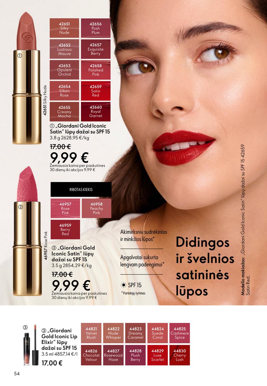 Oriflame katalogas akcijos nuo 
  2025-09-14 iki 
  2025-10-07 | Leidinukas.lt puslapis 54