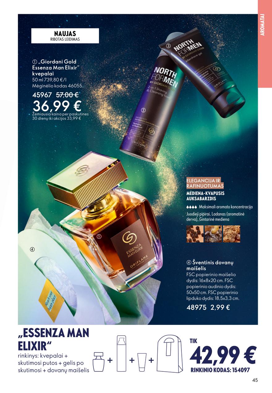 Oriflame katalogas akcijos nuo 
  2025-11-19 iki 
  2025-12-09 | Leidinukas.lt puslapis 45