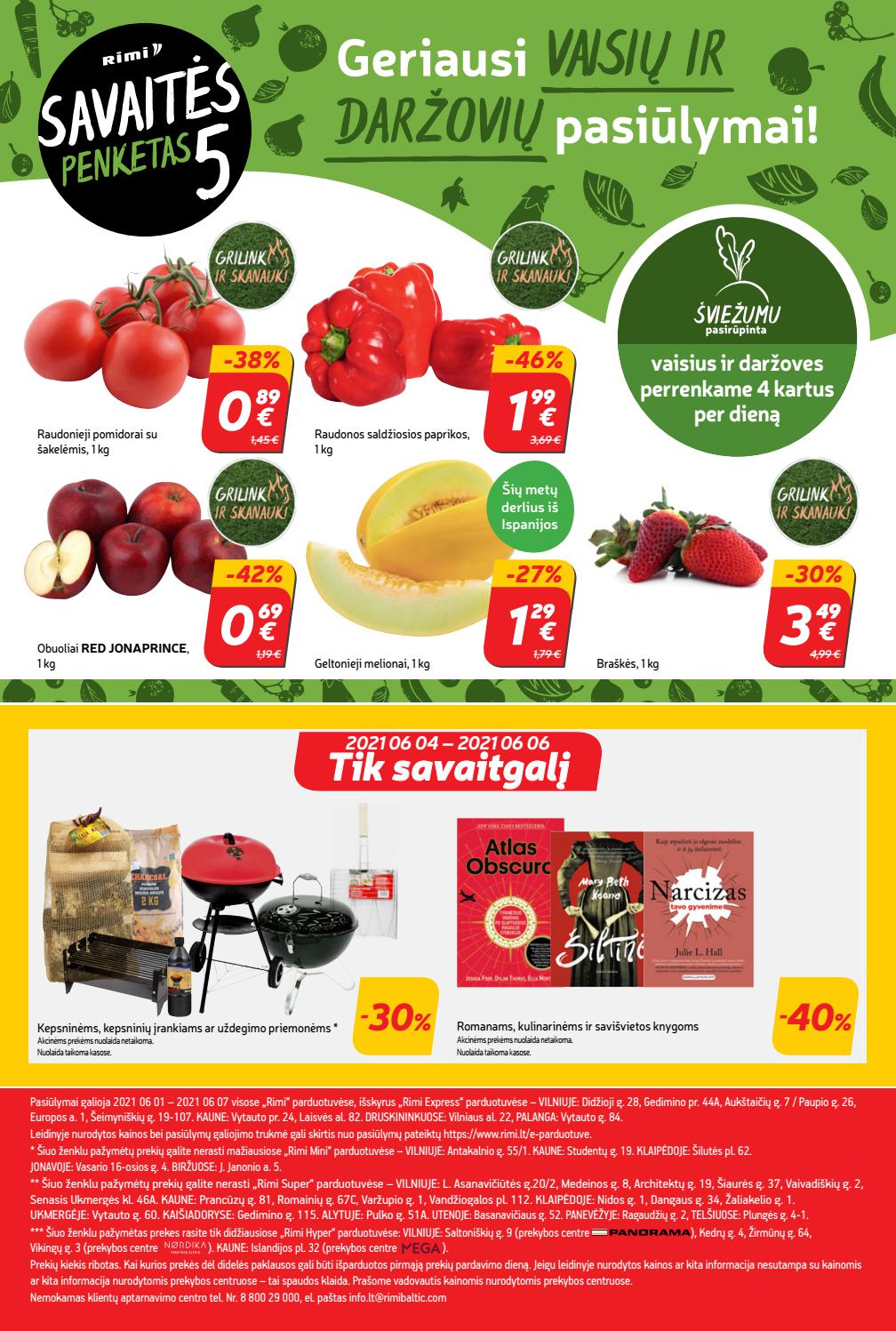 Rimi savaitinis leidinys akcijos nuo
2021-06-01 iki
2021-06-07 | Leidinukas.lt puslapis 24
