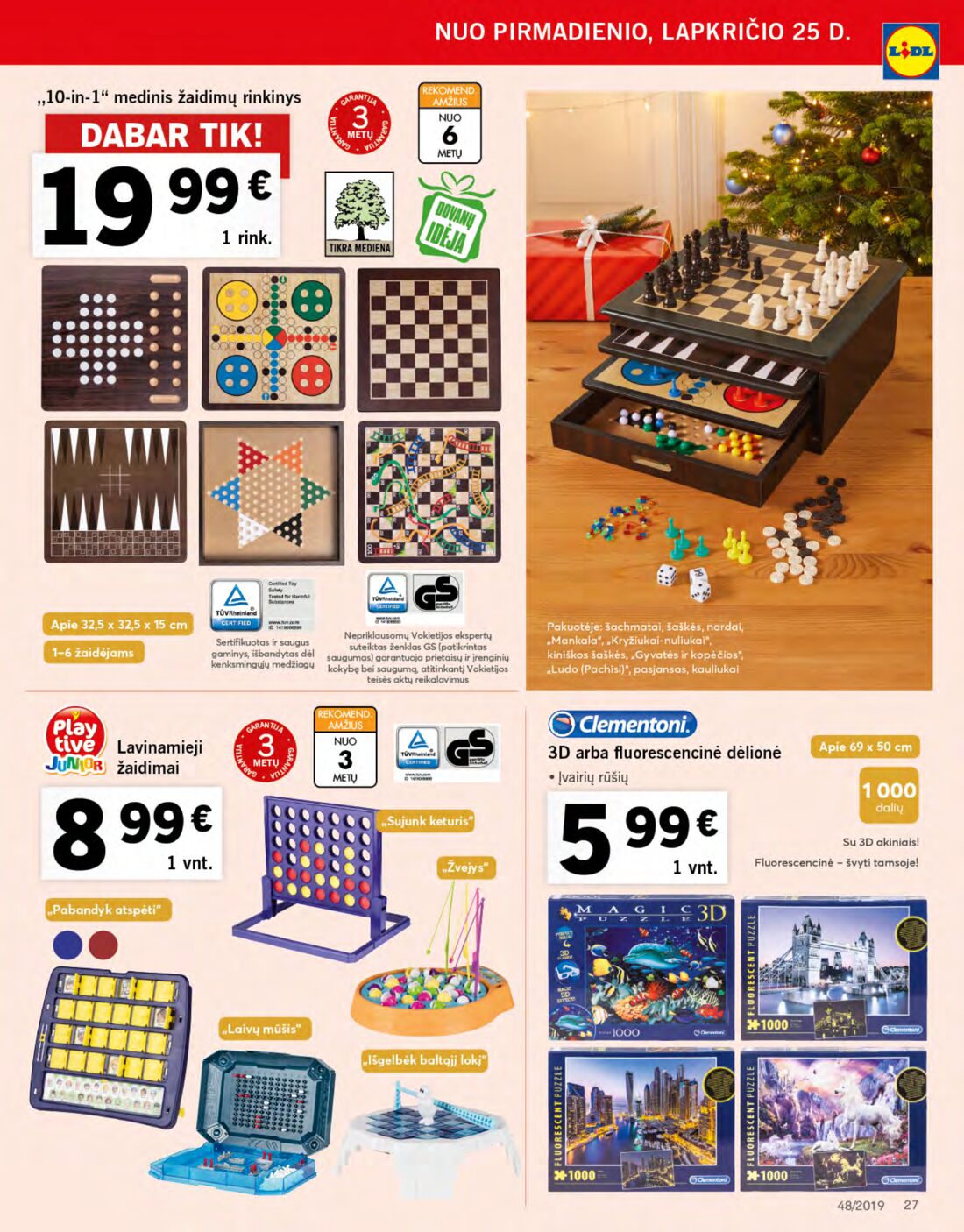 Lidl savaitinis leidinys akcijos nuo 
  2019-11-25 iki 
  2019-12-01 | Leidinukas.lt puslapis 27