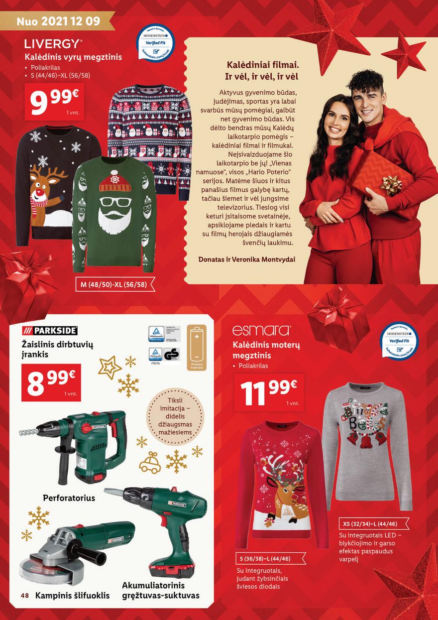 Lidl pasiūlymai akcijos nuo 
  2021-11-01 iki 
  2021-12-24 | Leidinukas.lt puslapis 48