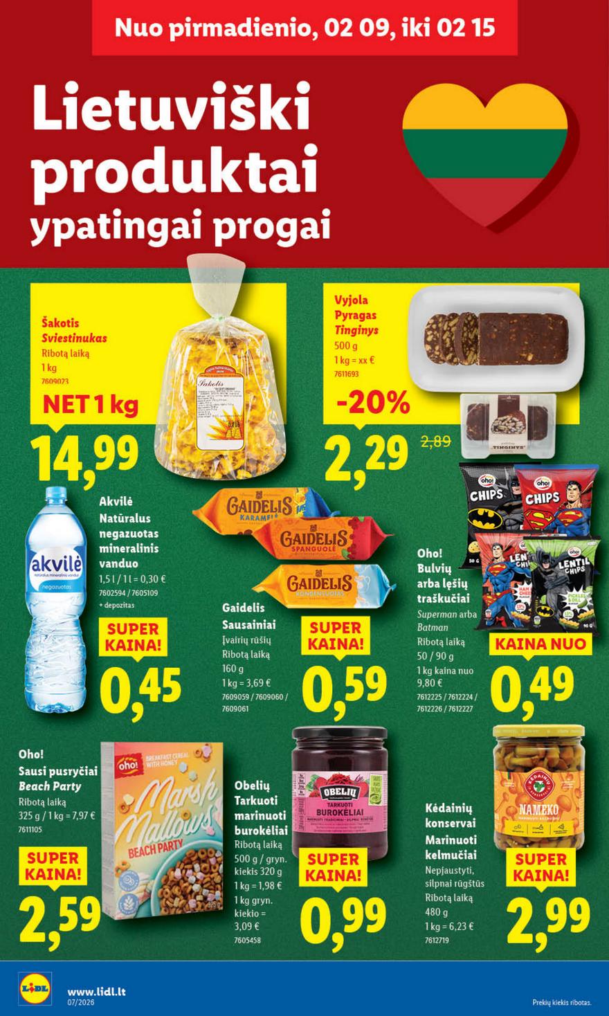 Lidl leidinys akcijos nuo 
  2026-02-09 iki 
  2026-02-15 | Leidinukas.lt puslapis 12