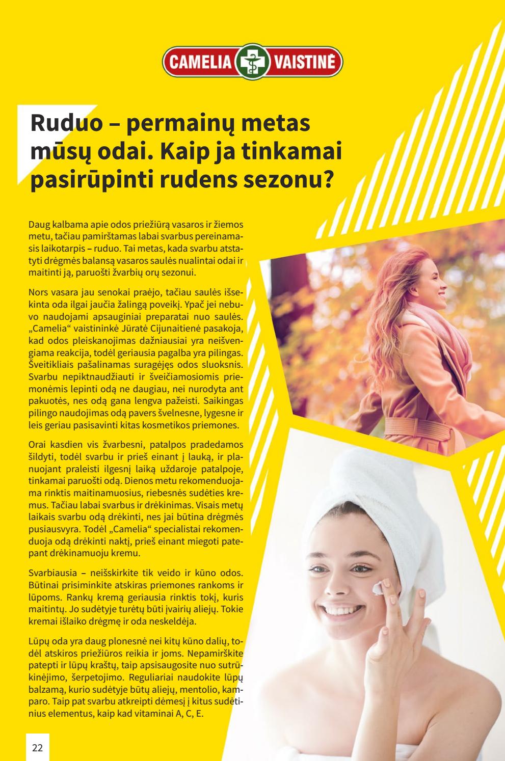 Camelia leidinys akcijos nuo 
  2019-10-01 iki 
  2019-10-31 | Leidinukas.lt puslapis 22