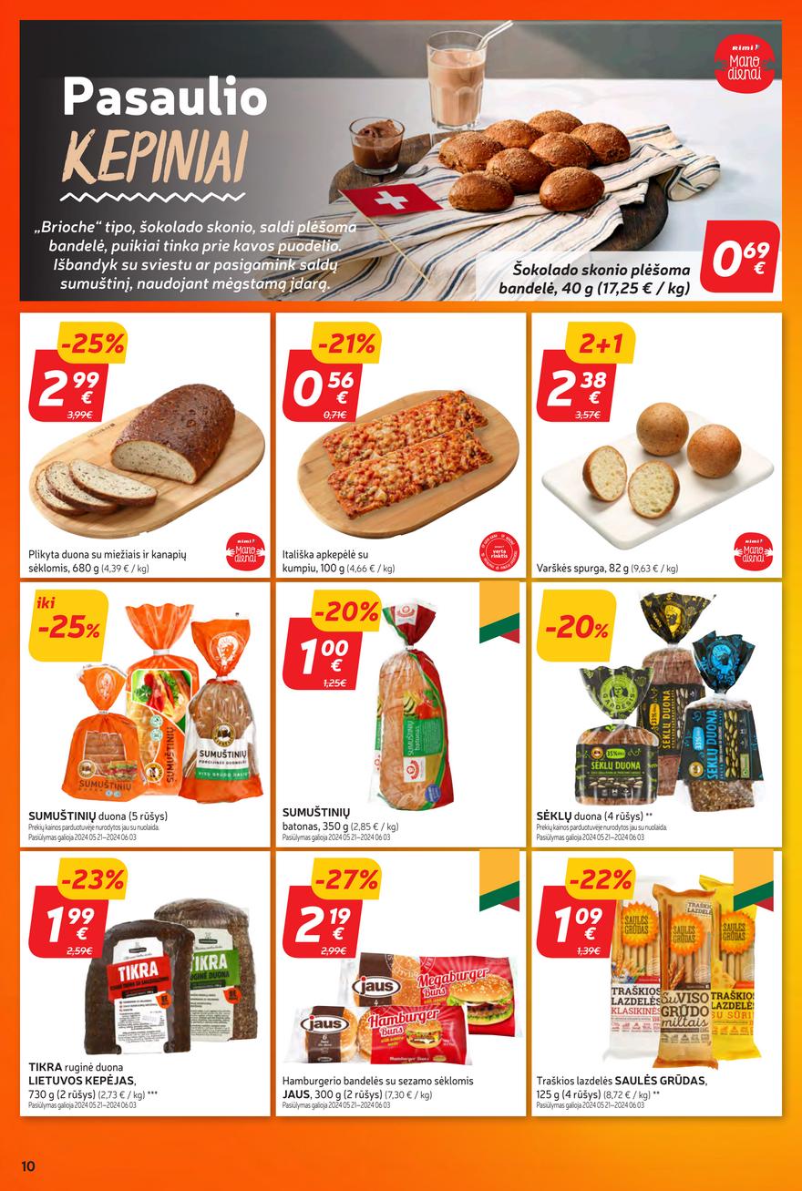 Rimi savaitinis leidinys akcijos nuo 
  2024-05-21 iki 
  2024-05-27 | Leidinukas.lt puslapis 10