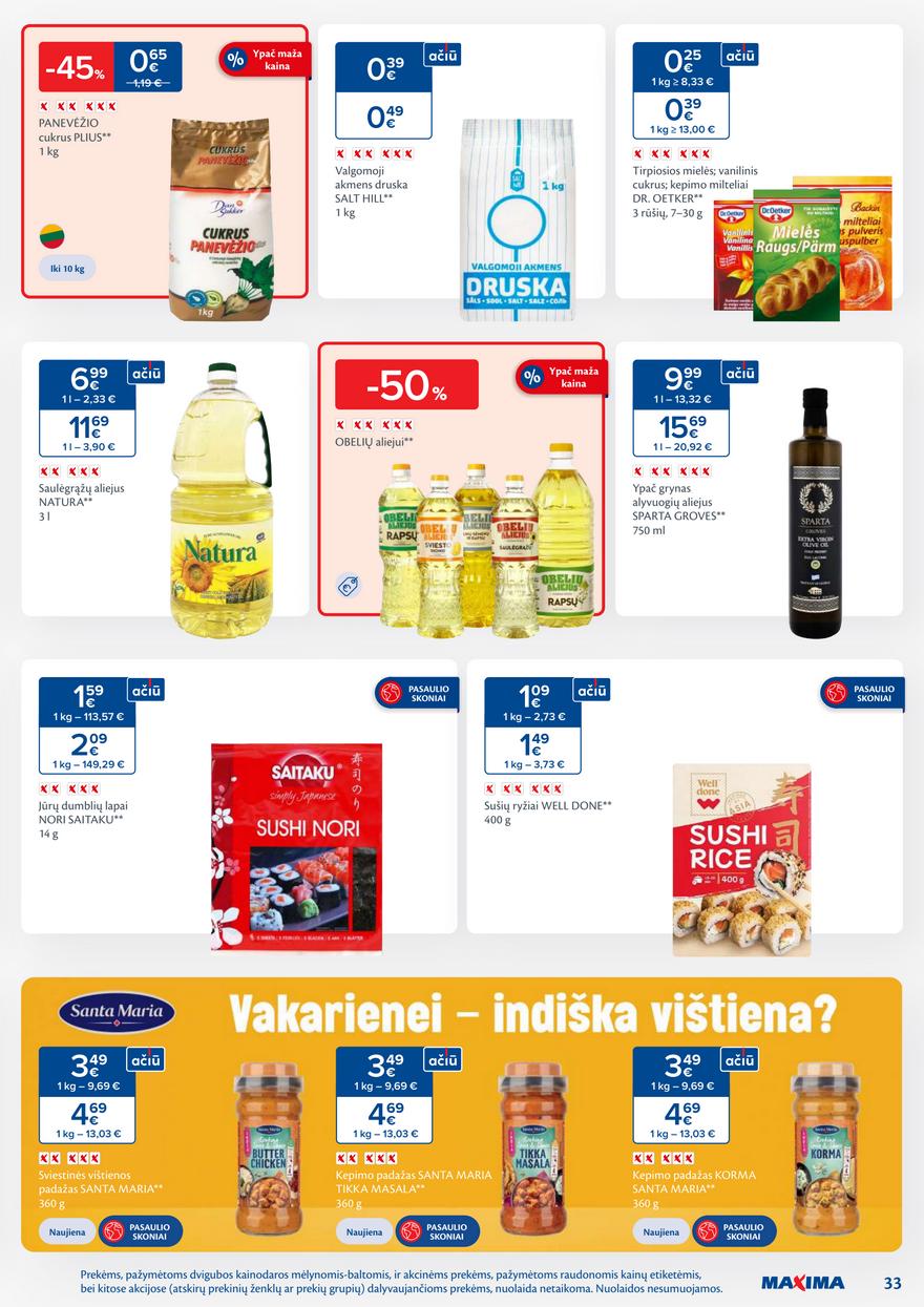Maxima leidinys akcijos nuo 
  2025-11-18 iki 
  2025-11-24 | Leidinukas.lt puslapis 33