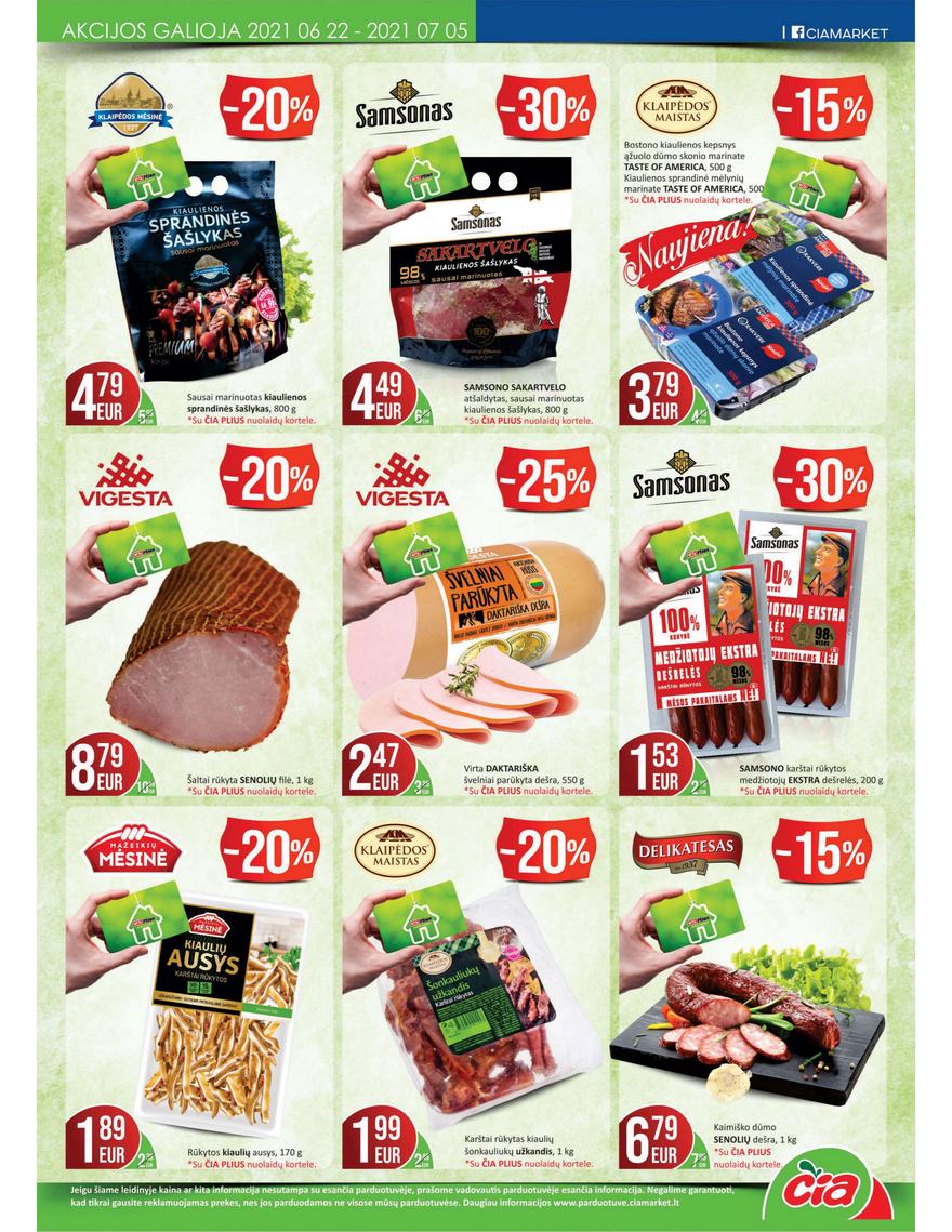 Čia market leidinys akcijos nuo 
  2021-06-22 iki 
  2021-07-05 | Leidinukas.lt puslapis 3