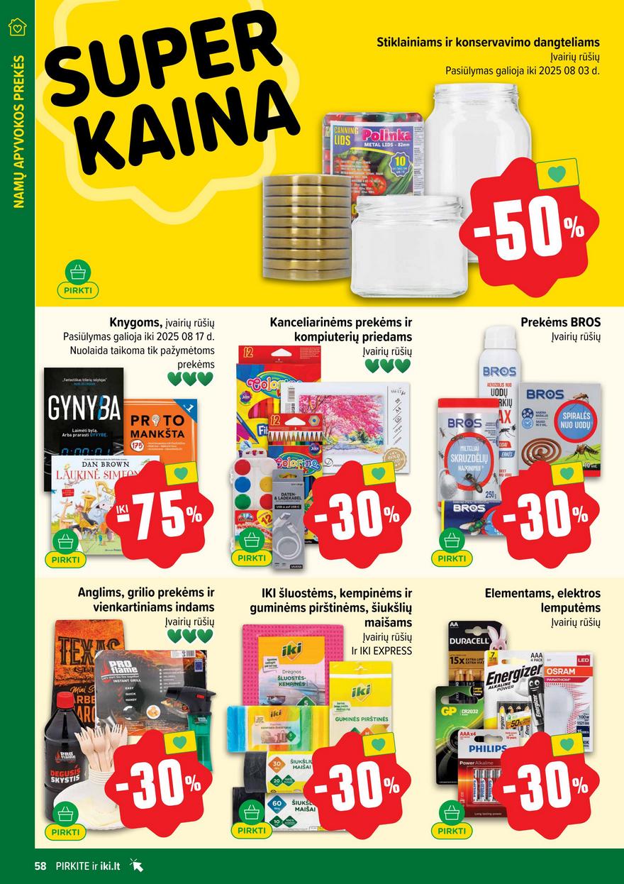 Iki leidinys 30 akcijos nuo 
  2025-07-21 iki 
  2025-07-27 | Leidinukas.lt puslapis 58