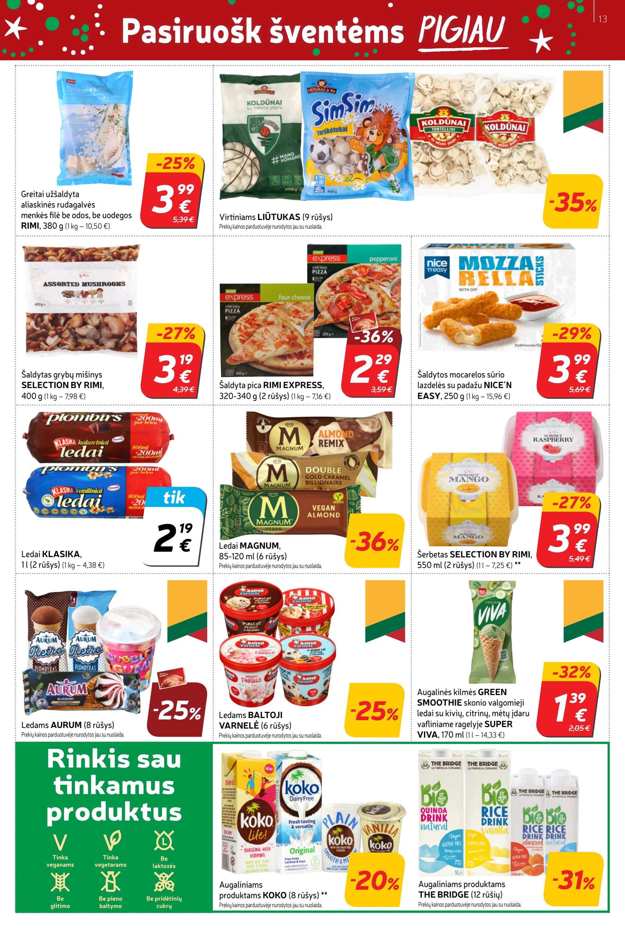 Rimi savaitinis leidinys akcijos nuo 
  2022-11-22 iki 
  2022-11-28 | Leidinukas.lt puslapis 13