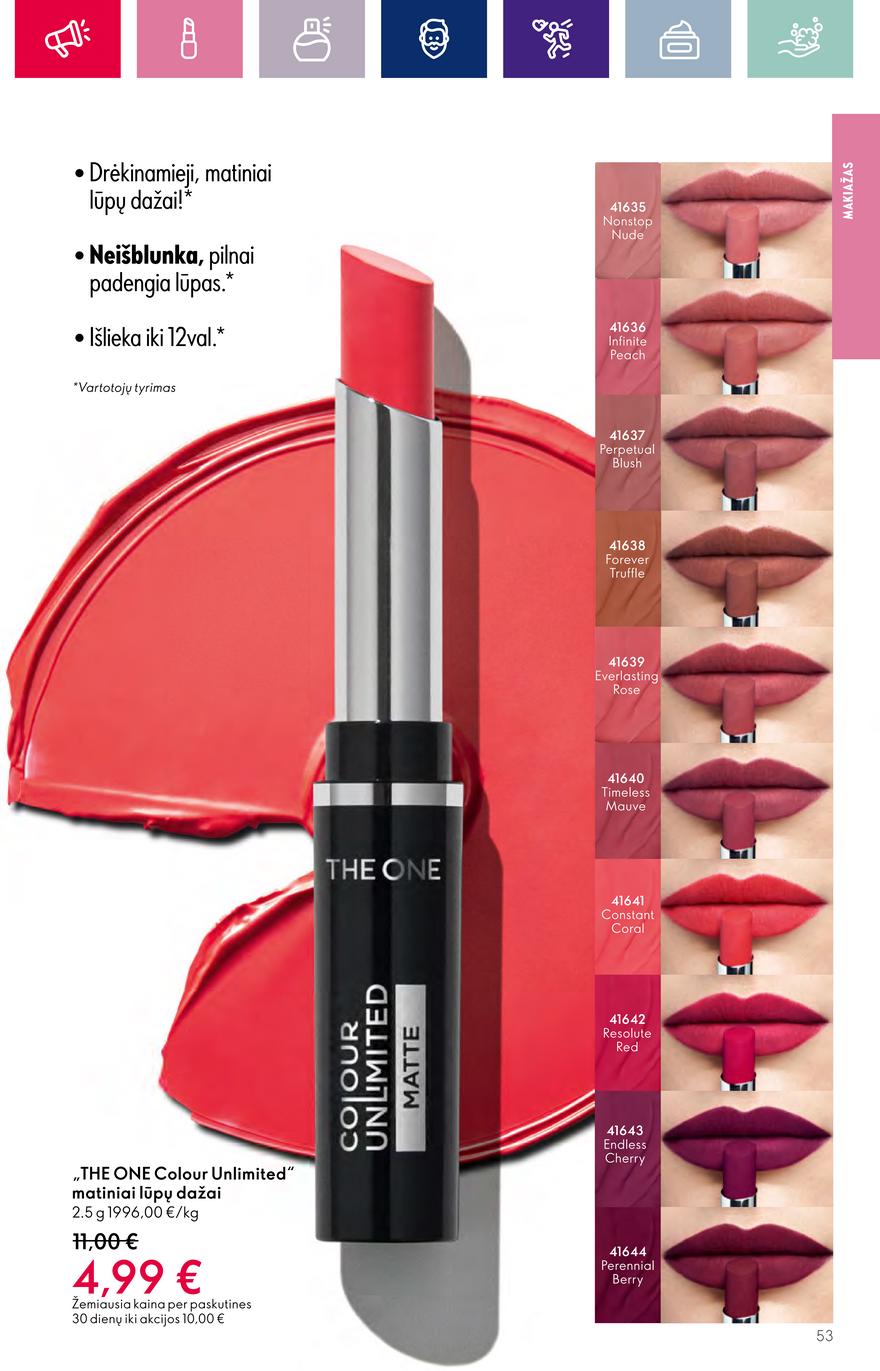 Oriflame katalogas akcijos nuo 
  2023-09-13 iki 
  2023-10-03 | Leidinukas.lt puslapis 53