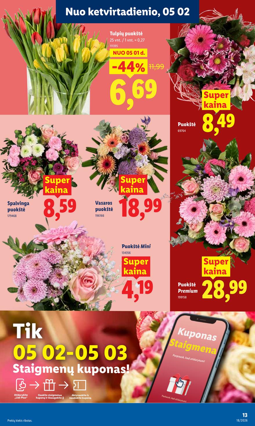 Lidl leidinys naujas akcijos nuo 
  2026-04-27 iki 
  2026-05-03 | Leidinukas.lt puslapis 13