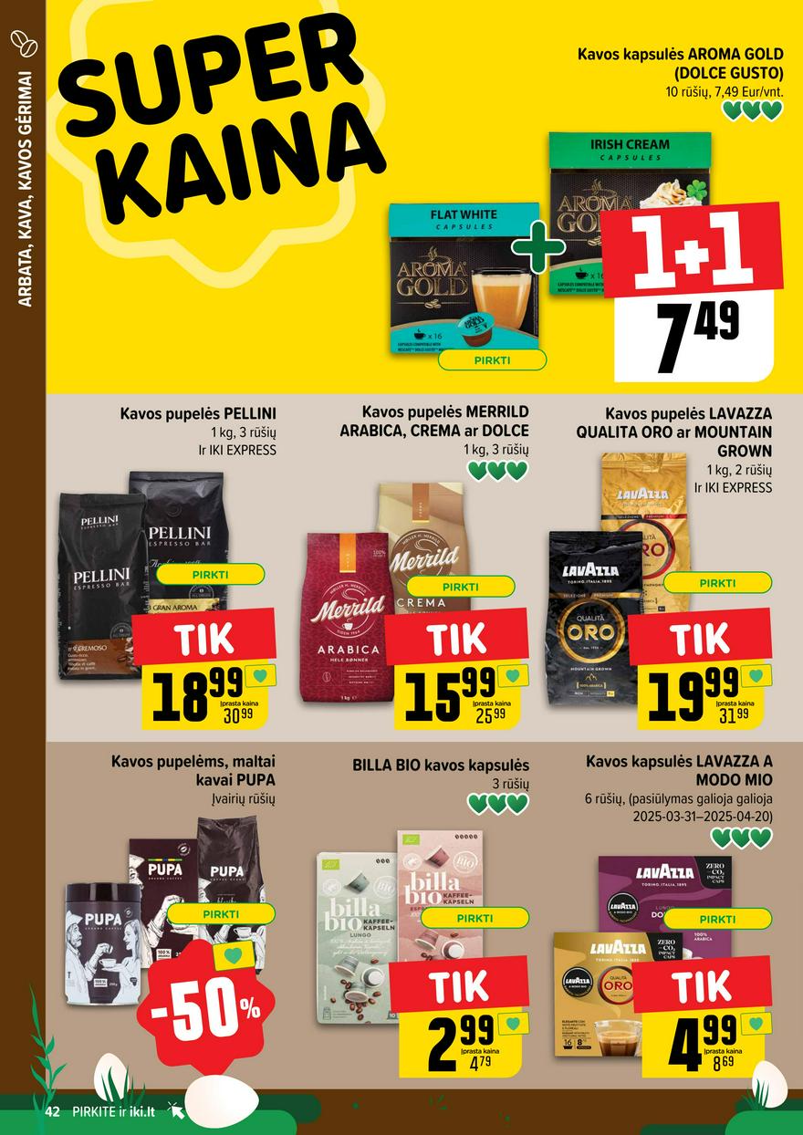 Iki leidinys 14 akcijos nuo 
  2025-03-31 iki 
  2025-04-06 | Leidinukas.lt puslapis 42