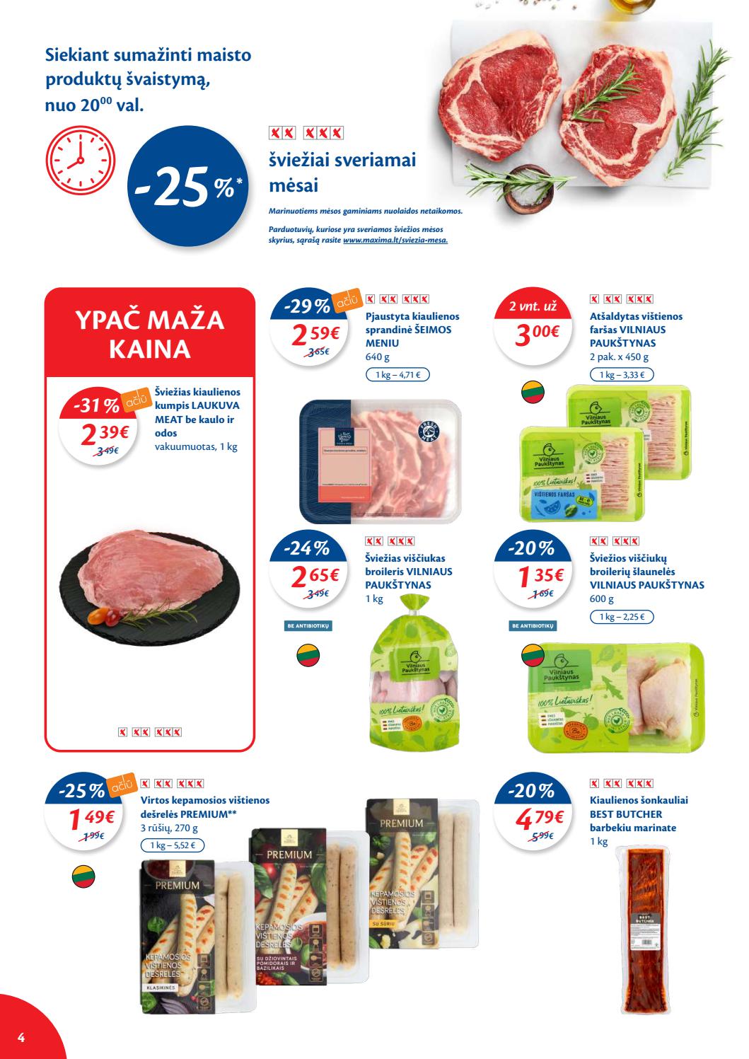 Maxima kaininis leidinys akcijos nuo 
  2021-03-09 iki 
  2021-03-15 | Leidinukas.lt puslapis 4