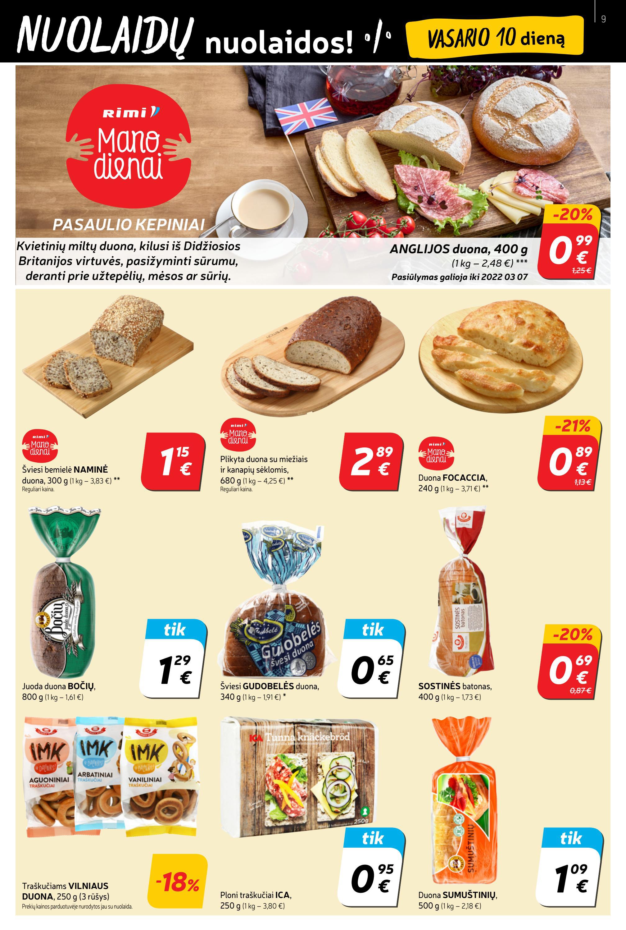 Rimi savaitinis leidinys akcijos nuo 
  2022-02-08 iki 
  2022-02-14 | Leidinukas.lt puslapis 9