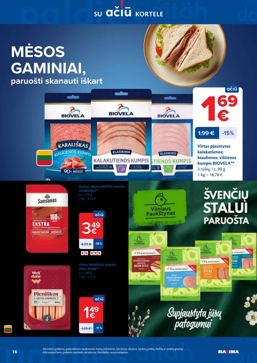 Maxima leidinys akcijos nuo 
  2026-03-31 iki 
  2026-04-06 | Leidinukas.lt puslapis 16