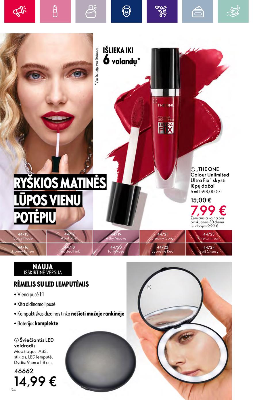 Oriflame katalogas akcijos nuo 
  2023-10-25 iki 
  2023-11-07 | Leidinukas.lt puslapis 34