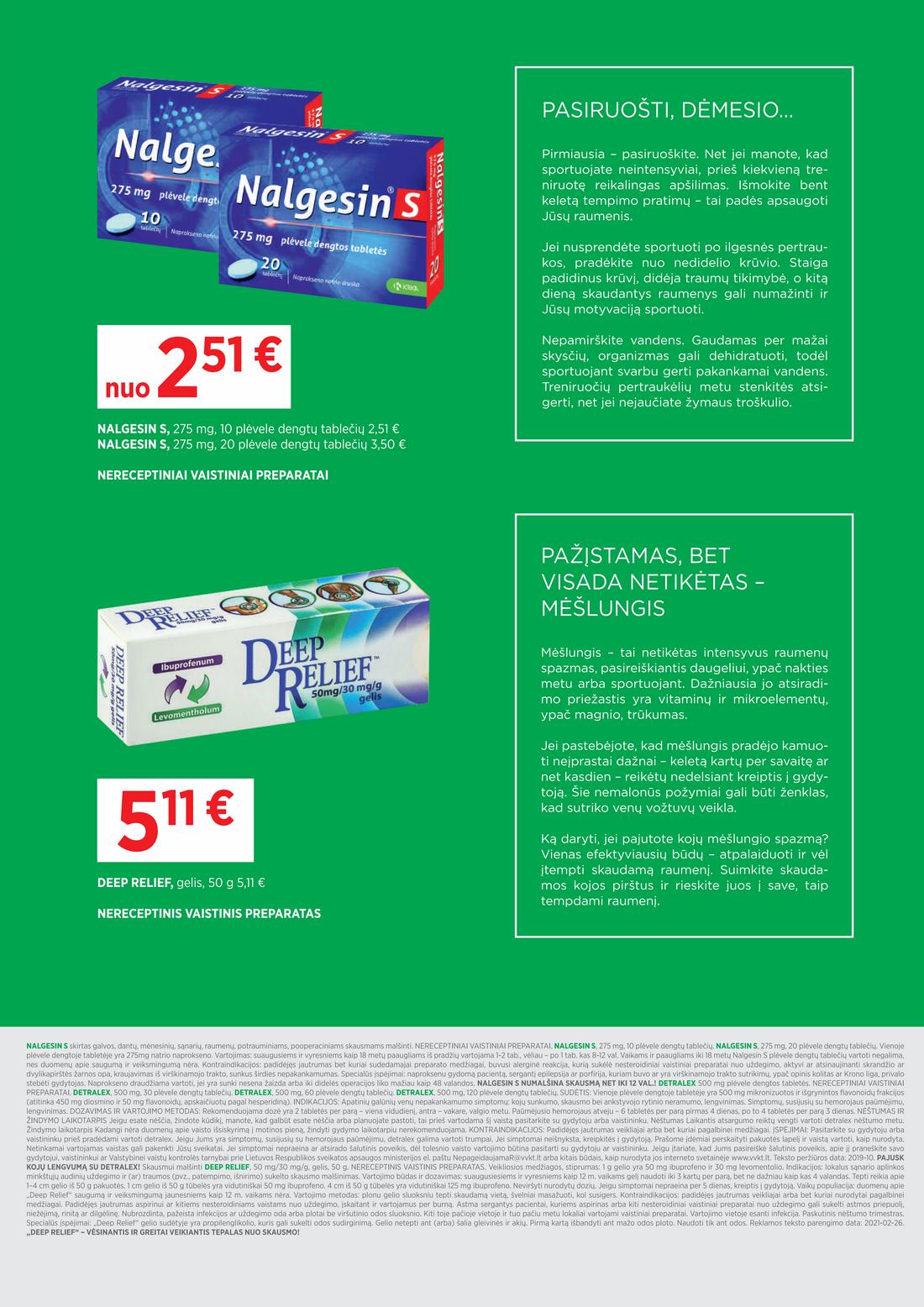 Euro vaistinė leidinys. akcijos nuo 
  2021-04-01 iki 
  2021-04-30 | Leidinukas.lt puslapis 13