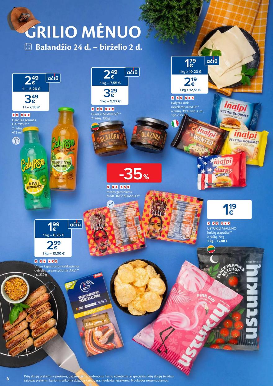Maxima savaitinis leidinys 19 akcijos nuo 
  2025-05-06 iki 
  2025-05-12 | Leidinukas.lt puslapis 6