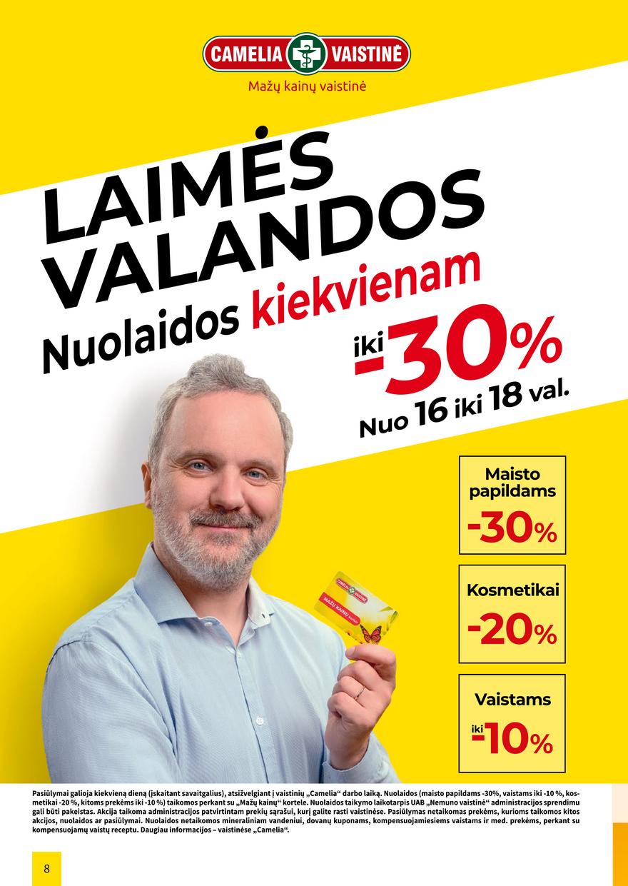Camelia leidinys akcijos nuo 
  2022-12-01 iki 
  2023-01-01 | Leidinukas.lt puslapis 8