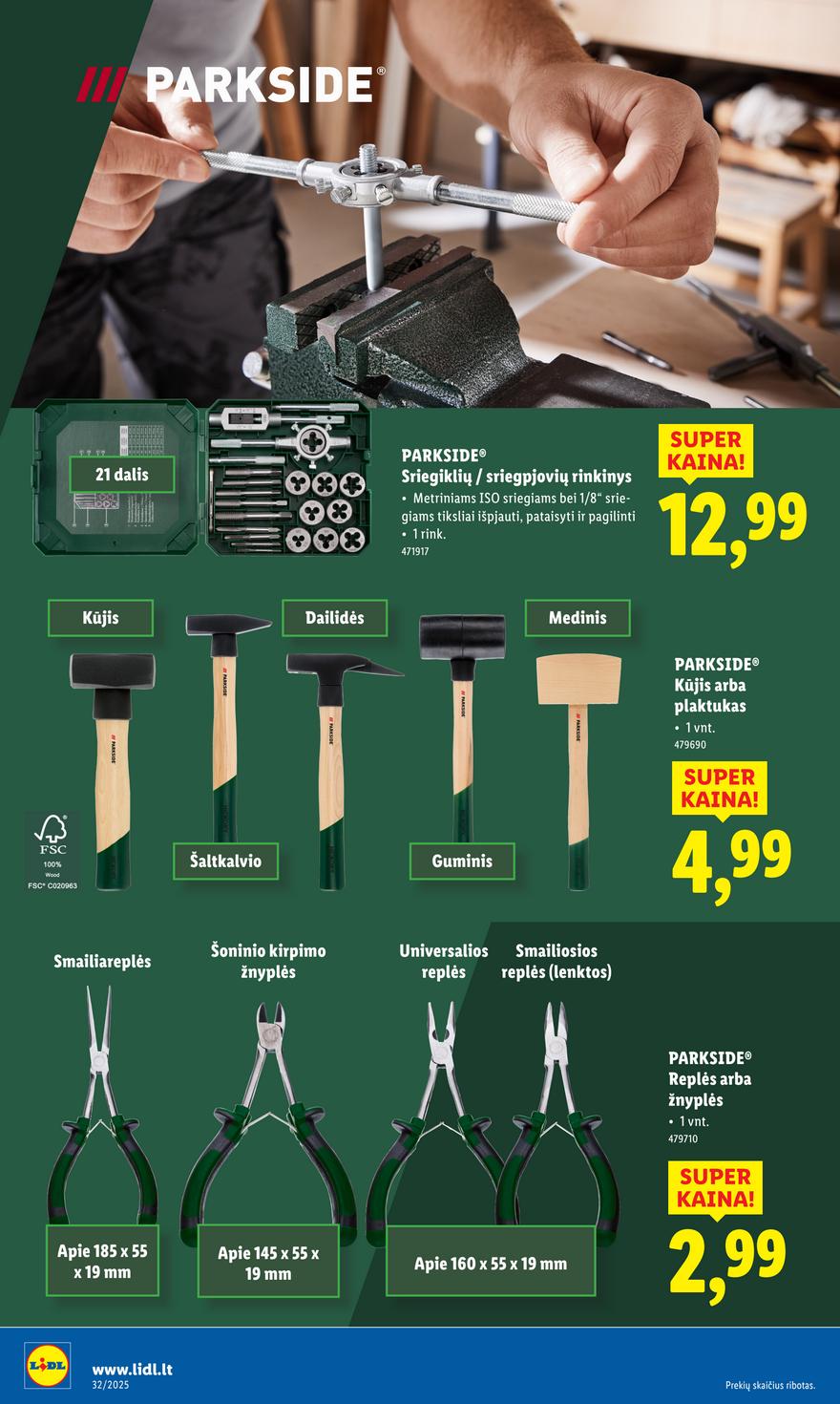 Lidl ne maisto leidinys akcijos nuo 
  2025-08-04 iki 
  2025-08-10 | Leidinukas.lt puslapis 30