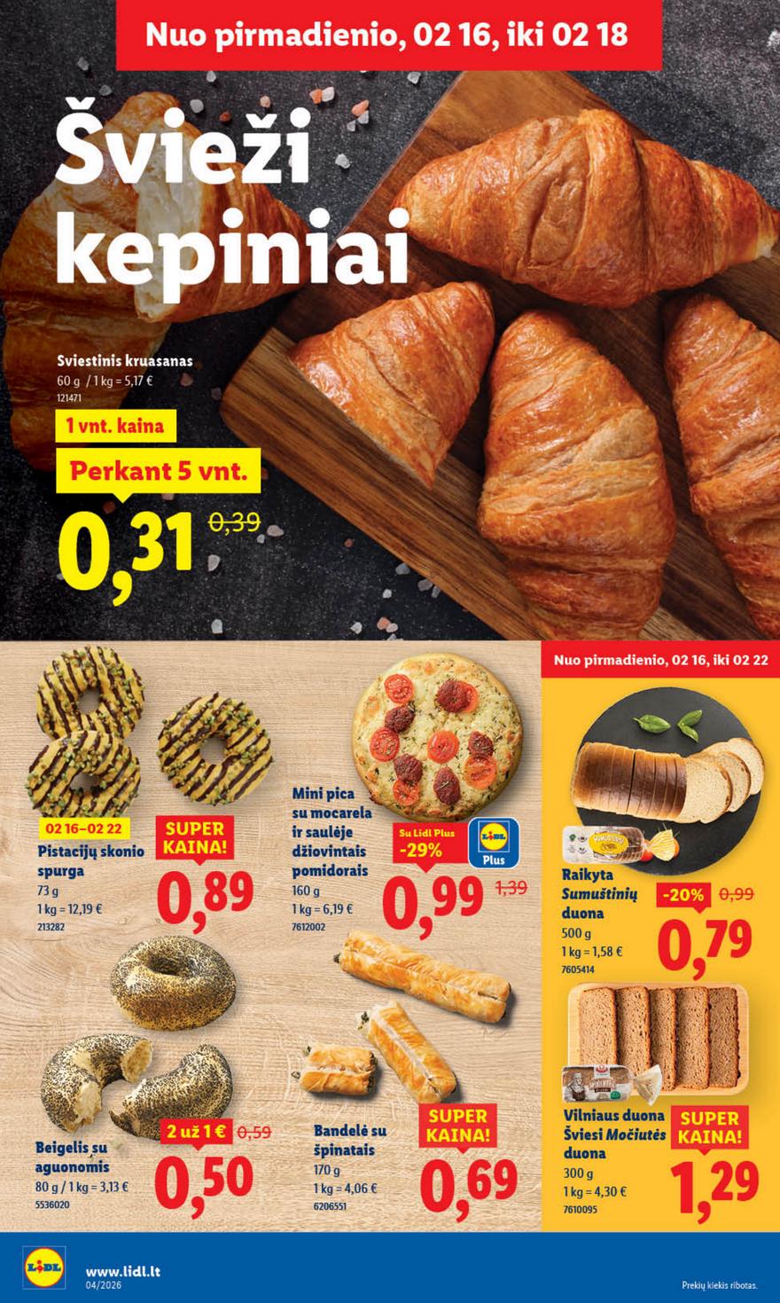 Lidl leidinys akcijos nuo 
  2026-02-16 iki 
  2026-02-22 | Leidinukas.lt puslapis 6