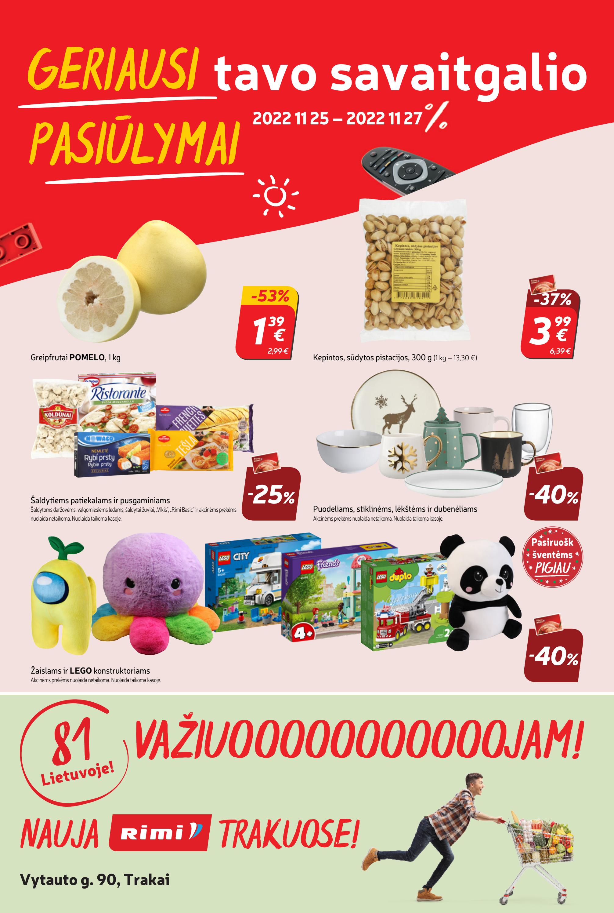 Rimi savaitinis leidinys akcijos nuo 
  2022-11-22 iki 
  2022-11-28 | Leidinukas.lt puslapis 32