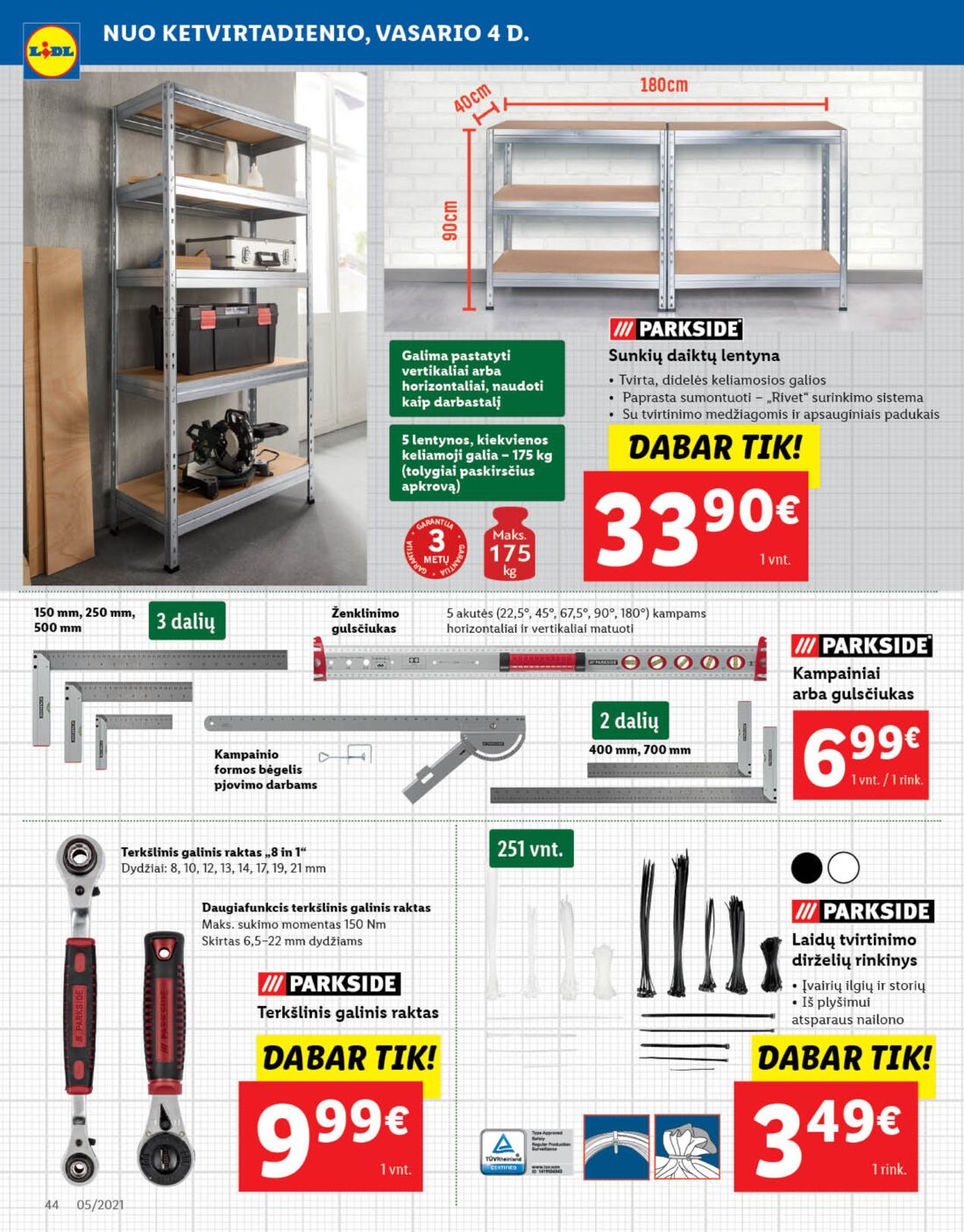 Lidl savaitinis leidinys akcijos nuo 
  2021-02-01 iki 
  2021-02-07 | Leidinukas.lt puslapis 44