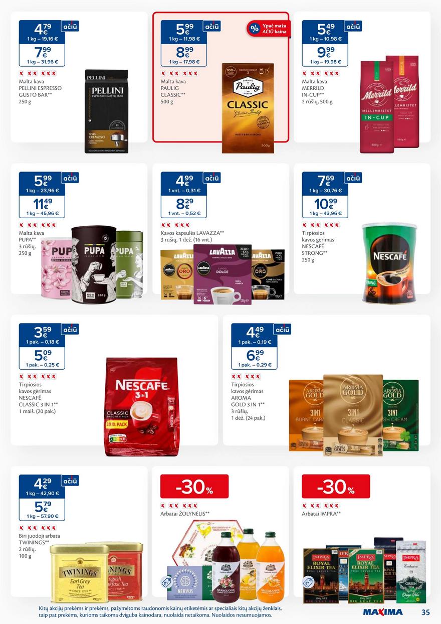Maxima savaitinis leidinys 21 akcijos nuo 
  2025-05-20 iki 
  2025-05-26 | Leidinukas.lt puslapis 35