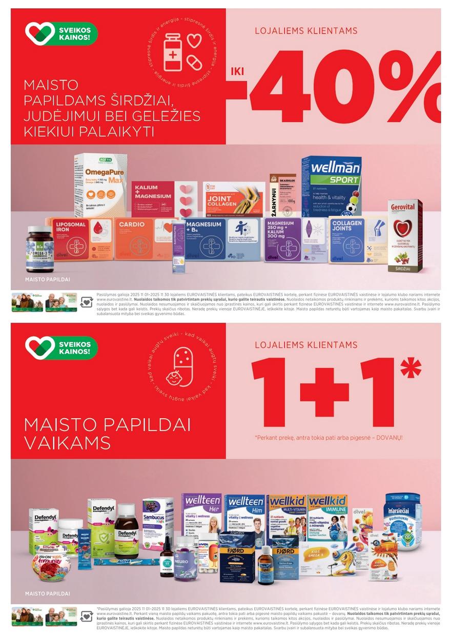 Euro vaistinė katalogas akcijos nuo 
  2025-11-01 iki 
  2025-11-30 | Leidinukas.lt puslapis 4
