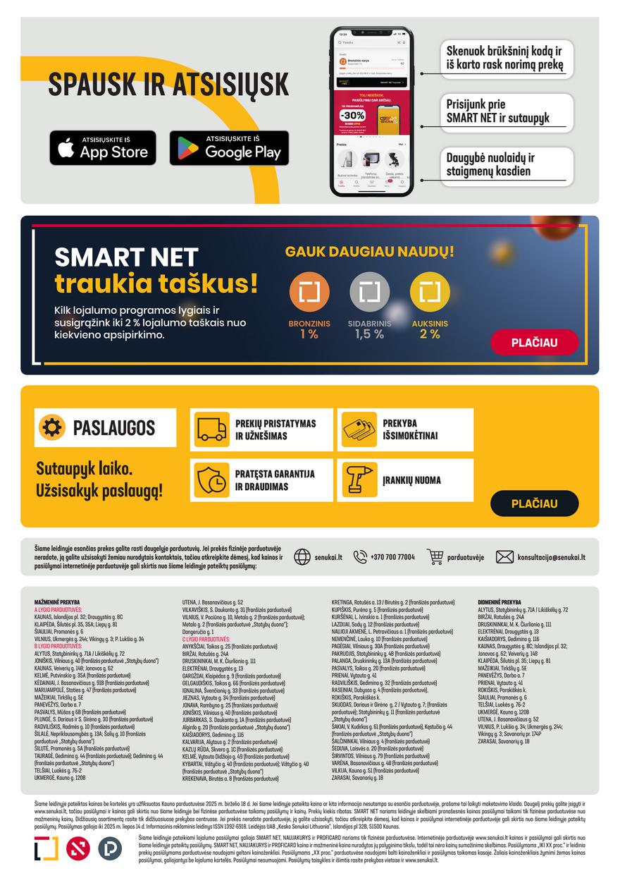 Senukai leidinys akcijos nuo 
  2025-06-18 iki 
  2025-07-14 | Leidinukas.lt puslapis 36