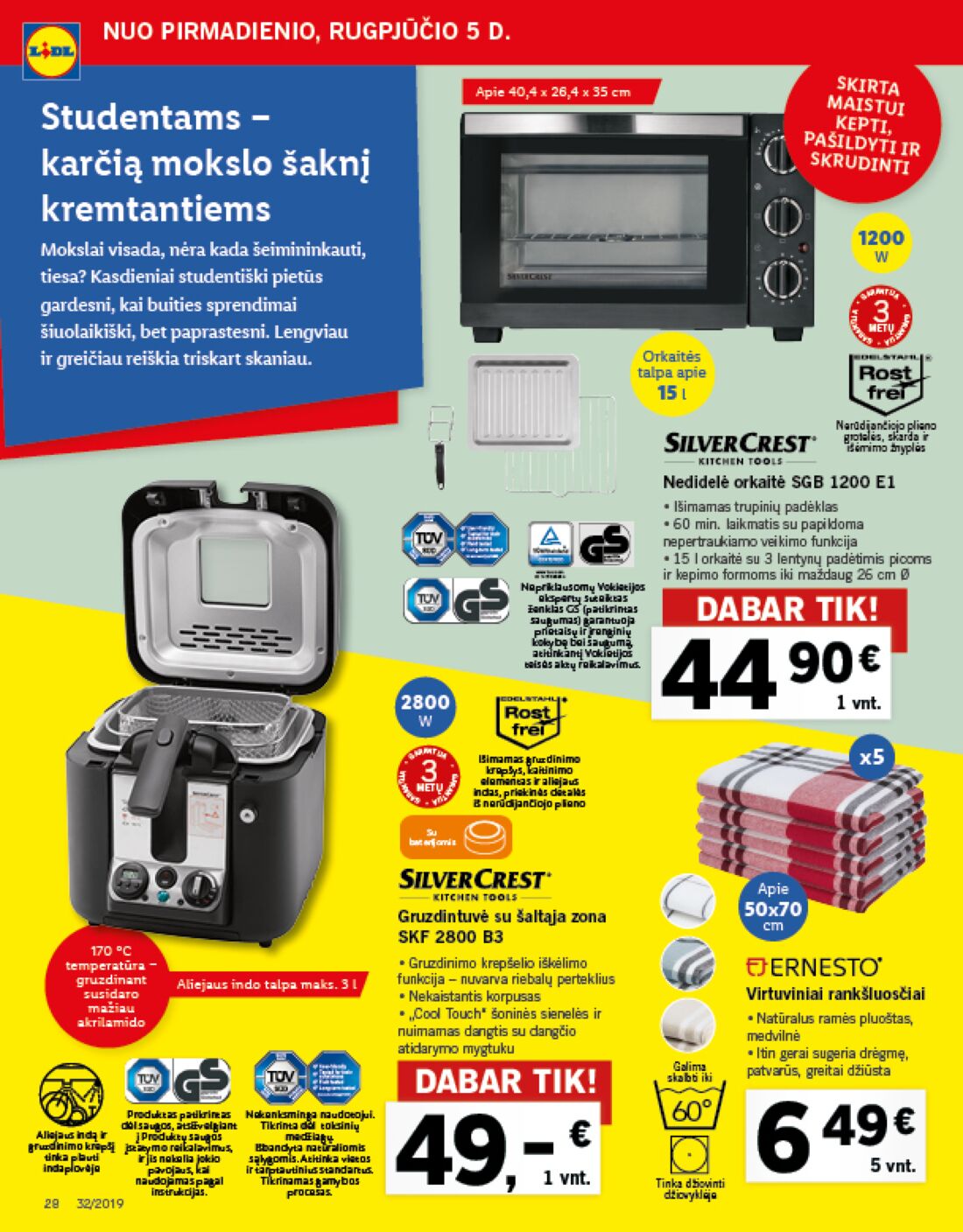 Lidl savaitinis leidinys akcijos nuo 
  2019-08-05 iki 
  2019-08-11 | Leidinukas.lt puslapis 28
