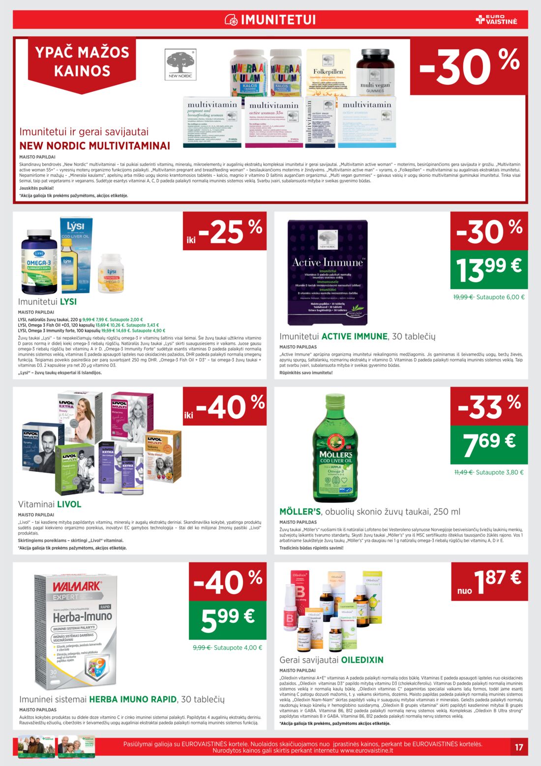 Euro vaistinė leidinys akcijos nuo 
  2021-03-01 iki 
  2021-03-31 | Leidinukas.lt puslapis 17