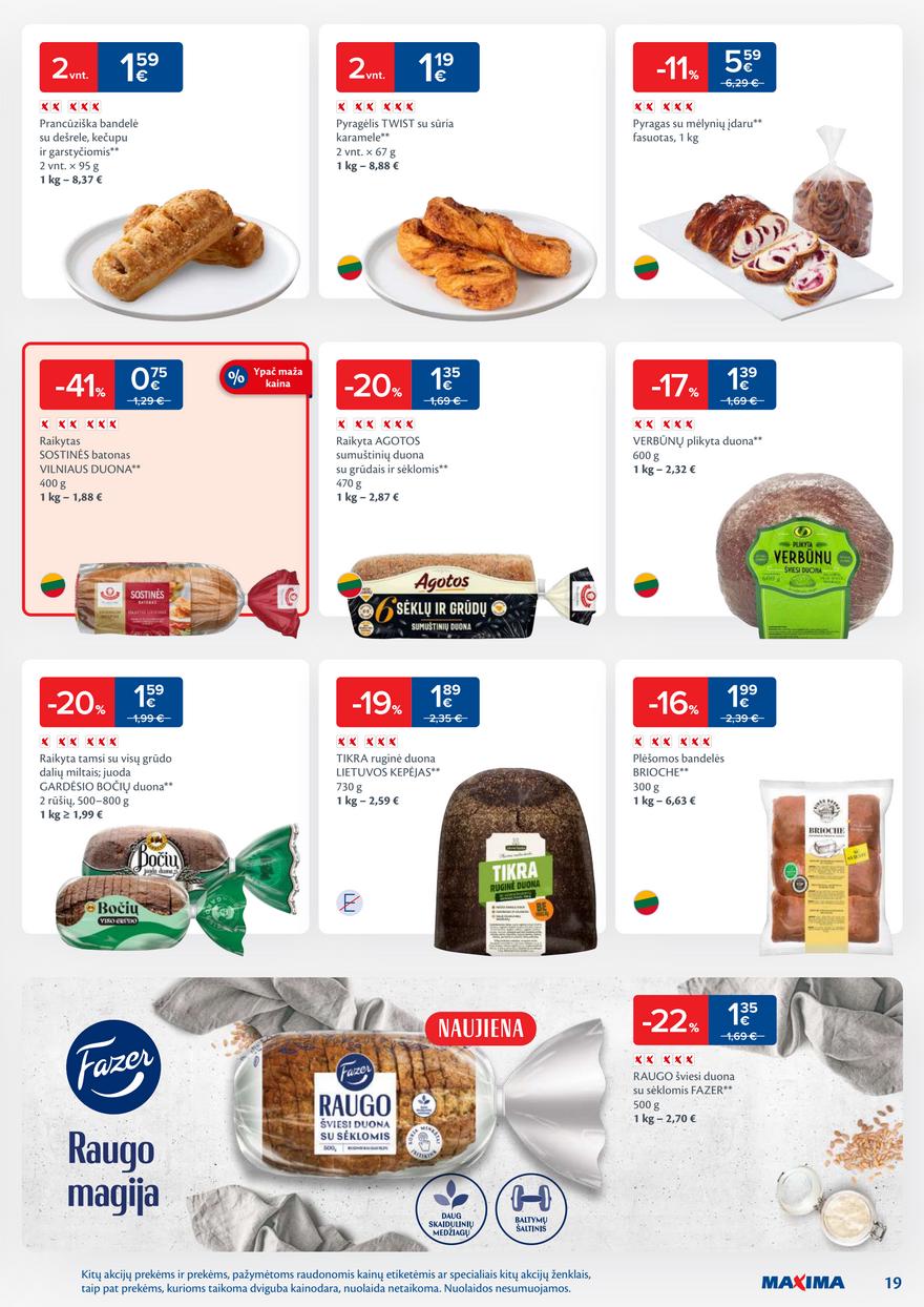 Maxima leidinukas akcijos nuo 
  2025-11-11 iki 
  2025-11-17 | Leidinukas.lt puslapis 19